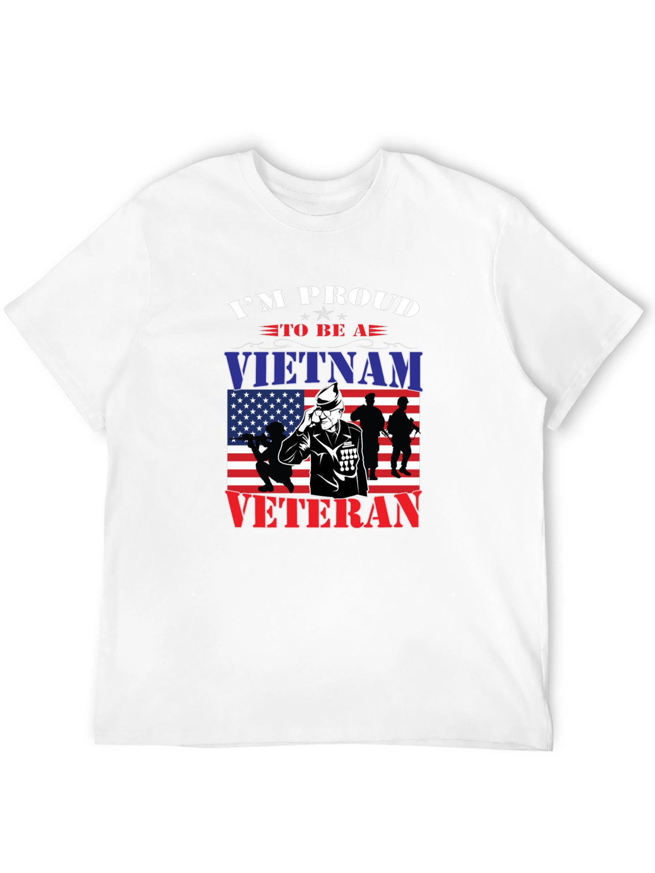 Proud Vietnam Veteran Graphic T-Shirt