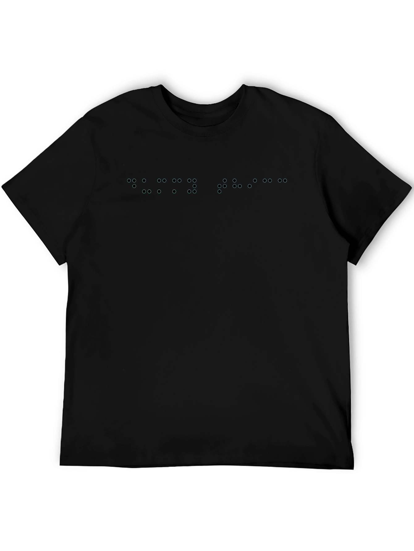 Black Braille T-Shirt - Subtle Statement