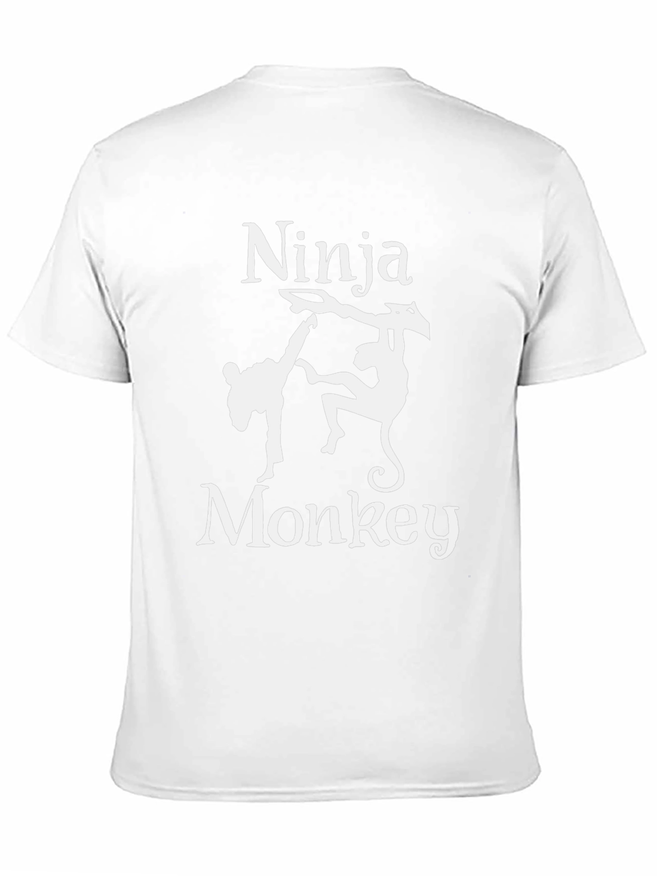 Ninja Monkey T-Shirt - Black Graphic Tee