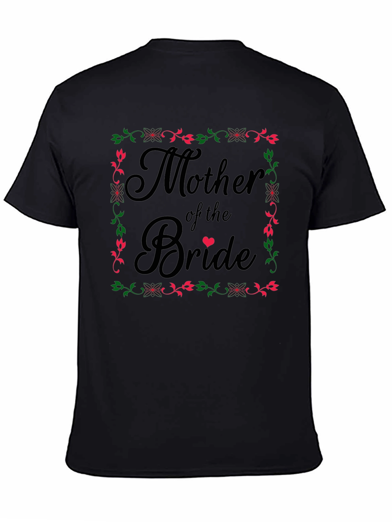 Mother of the Bride T-Shirt - Floral Frame