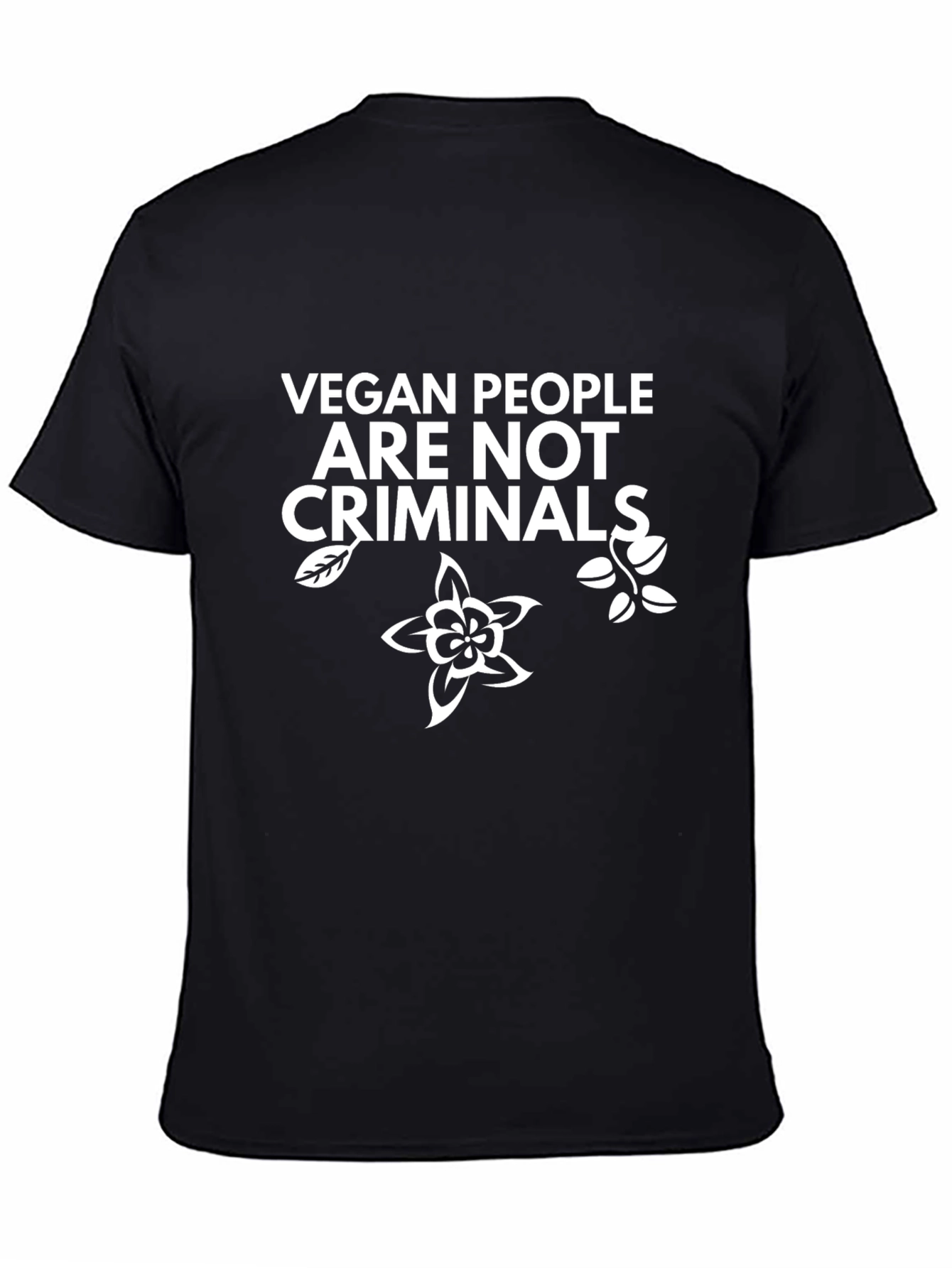 Vegan People Are Not Criminals Graphic T-Shirt