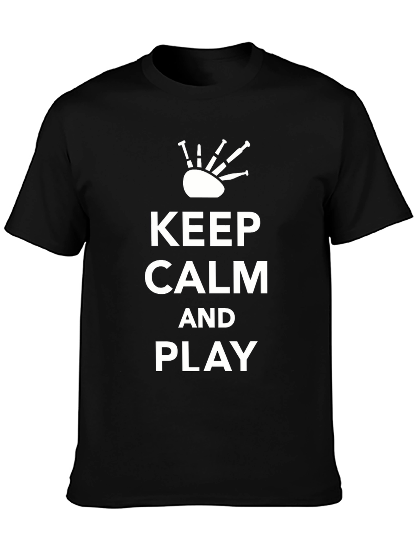 Keep Calm and Play Bagpipes T-Shirt