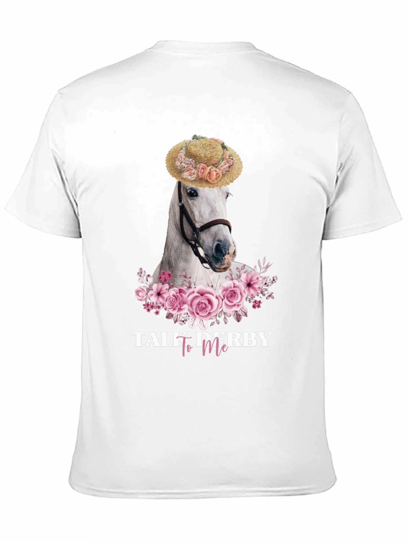 Talk Derby To Me Horse Floral T-Shirt