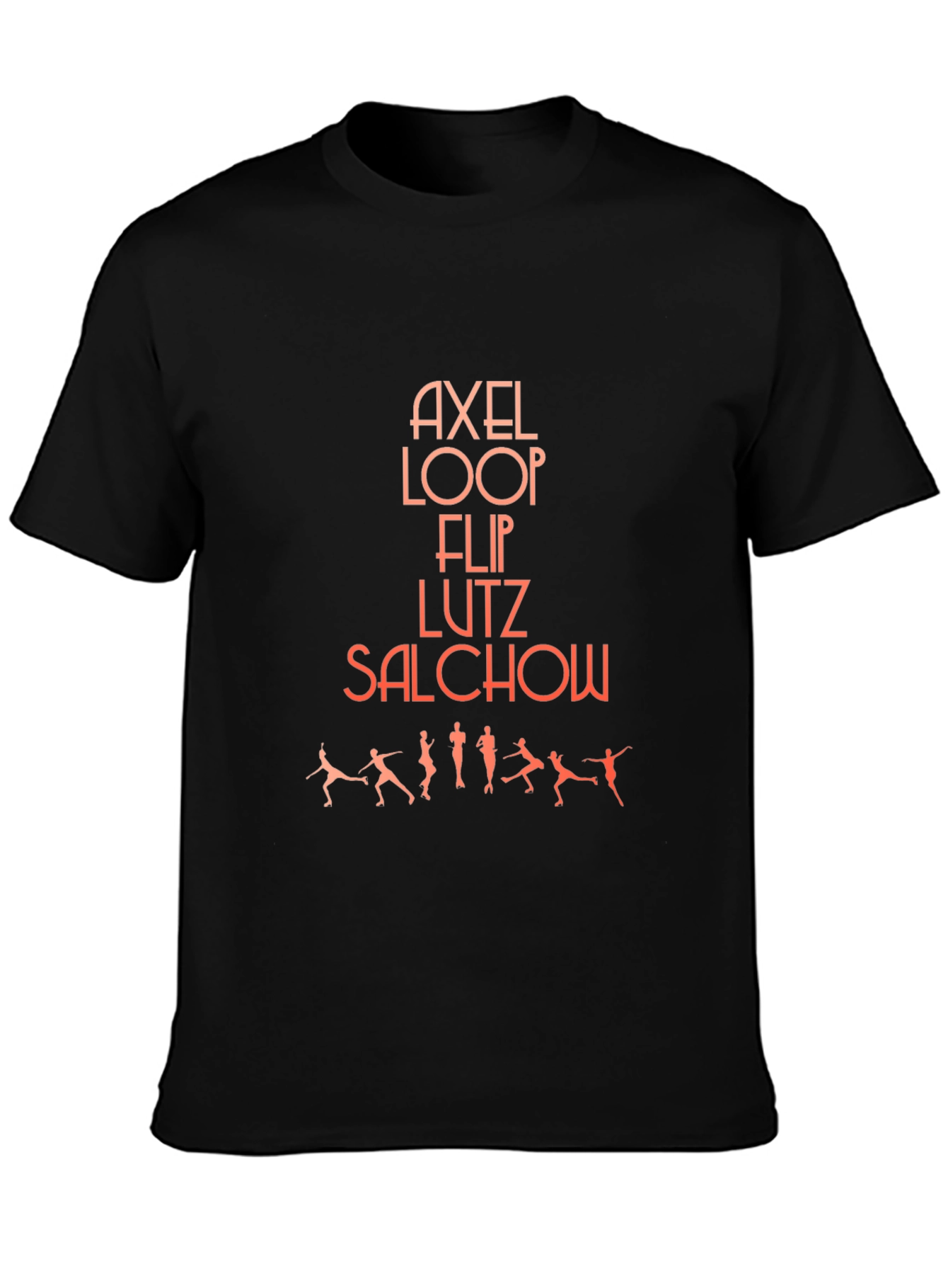 Figure Skating Jumps Graphic T-Shirt
