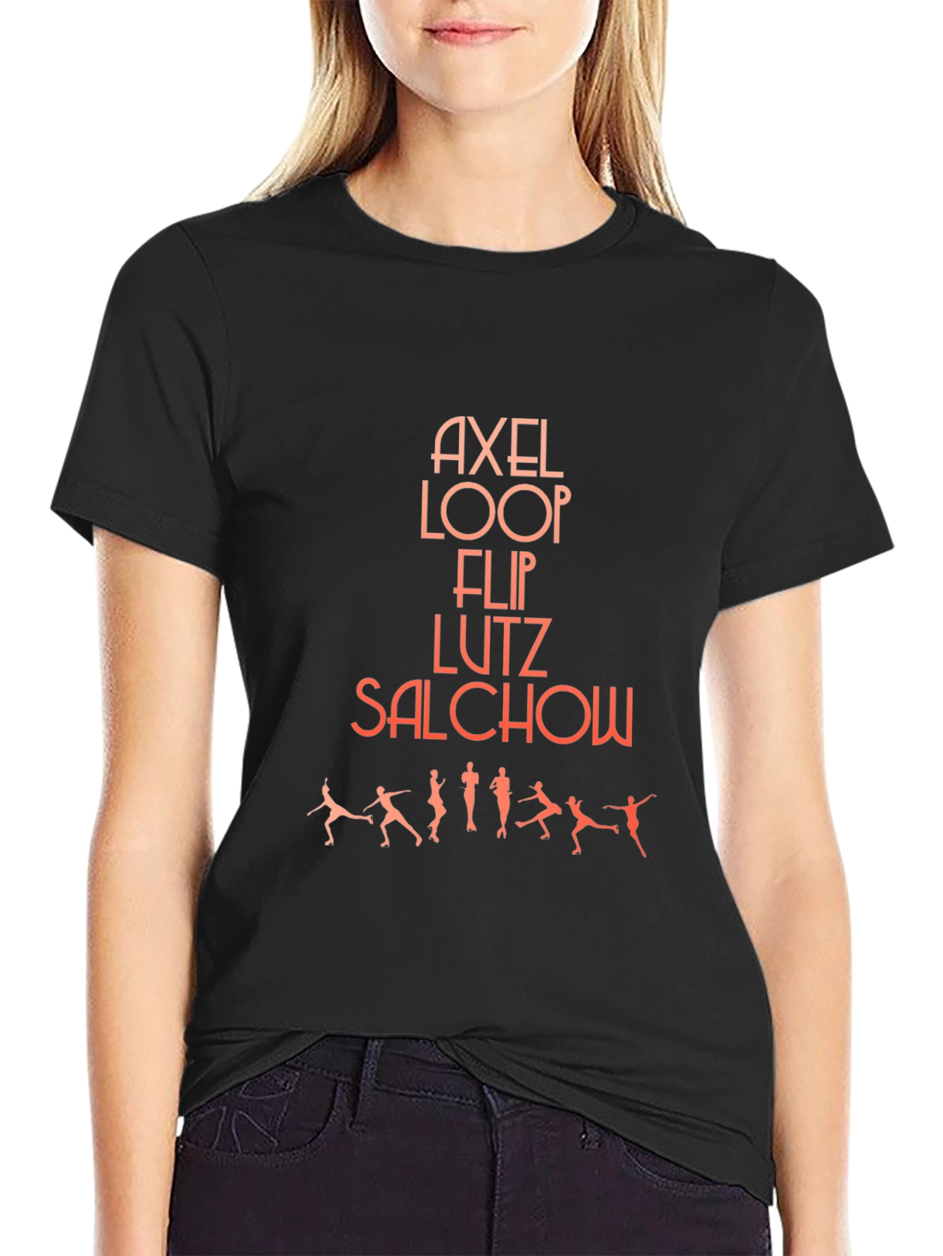 Figure Skating Jumps Graphic T-Shirt