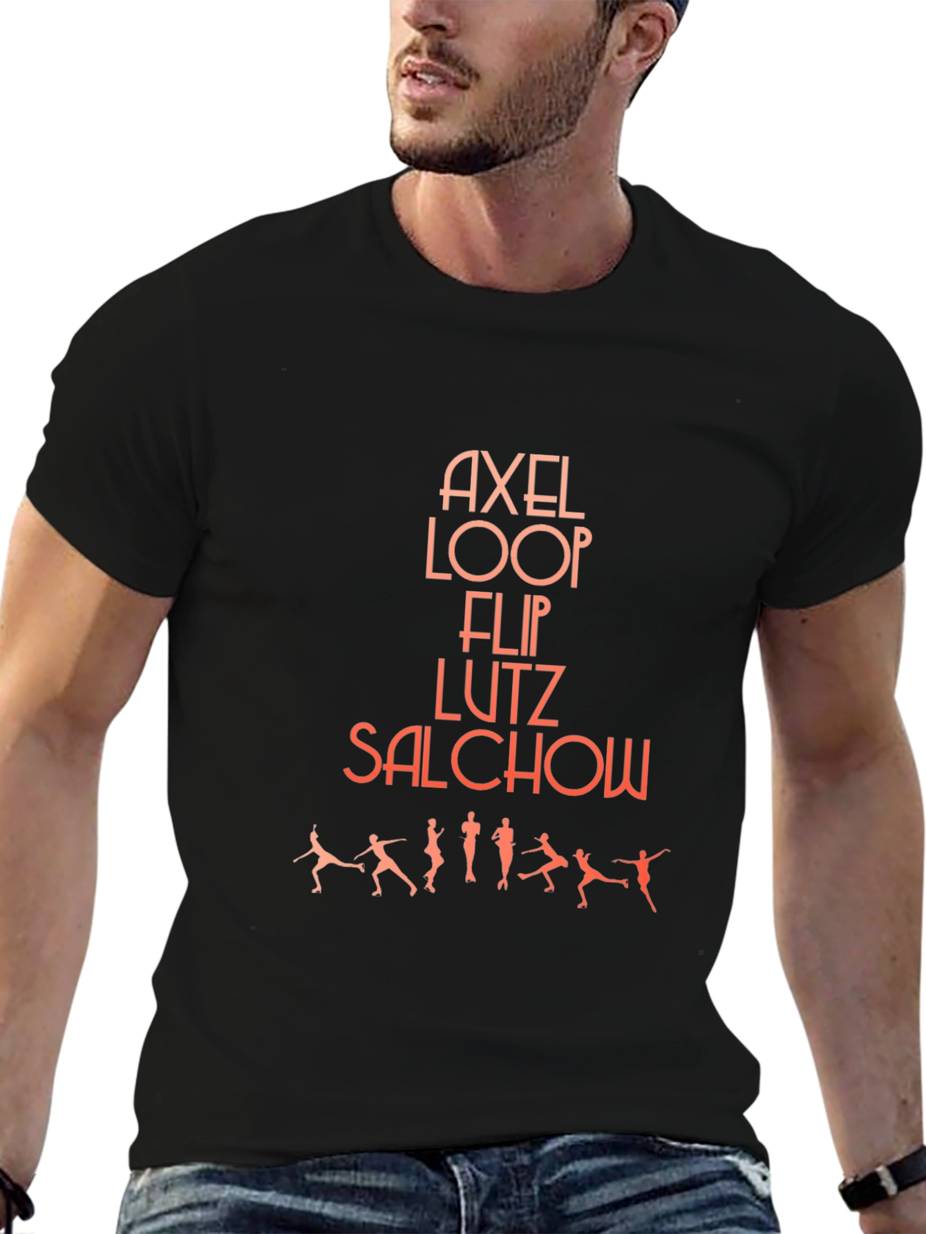 Figure Skating Jumps Graphic T-Shirt