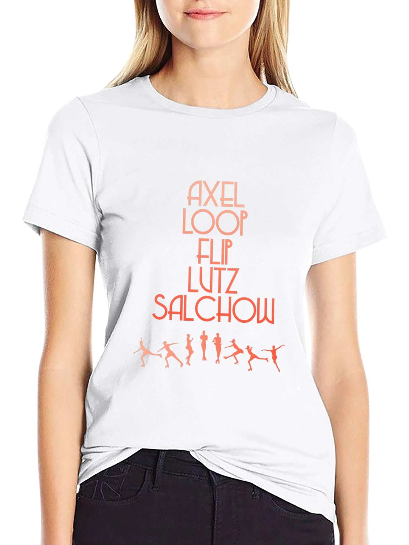 Figure Skating Jumps Graphic T-Shirt