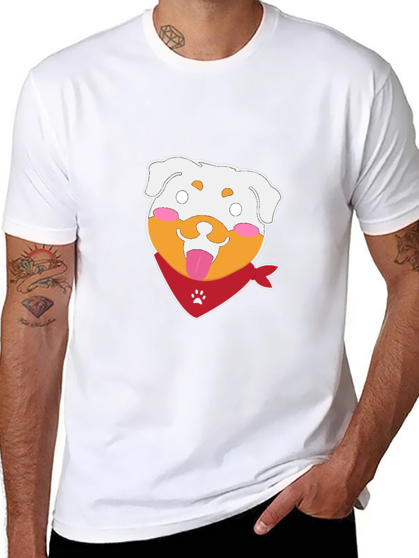 Dog Lover T-Shirt - Cartoon Style Graphic Tee