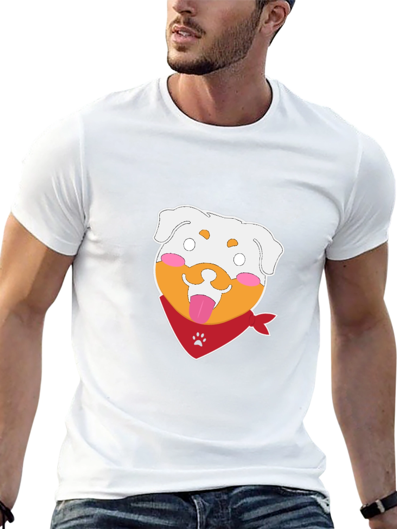 Dog Lover T-Shirt - Cartoon Style Graphic Tee