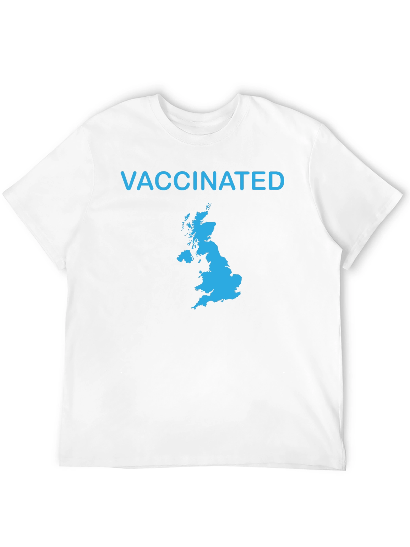 Vaccinated Map Graphic Tee - Black