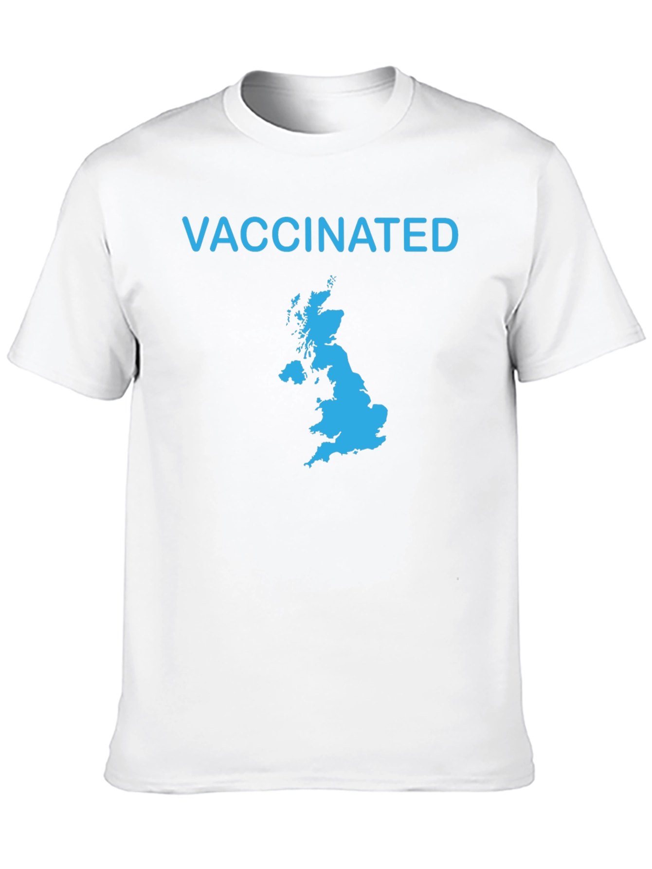 Vaccinated Map Graphic Tee - Black