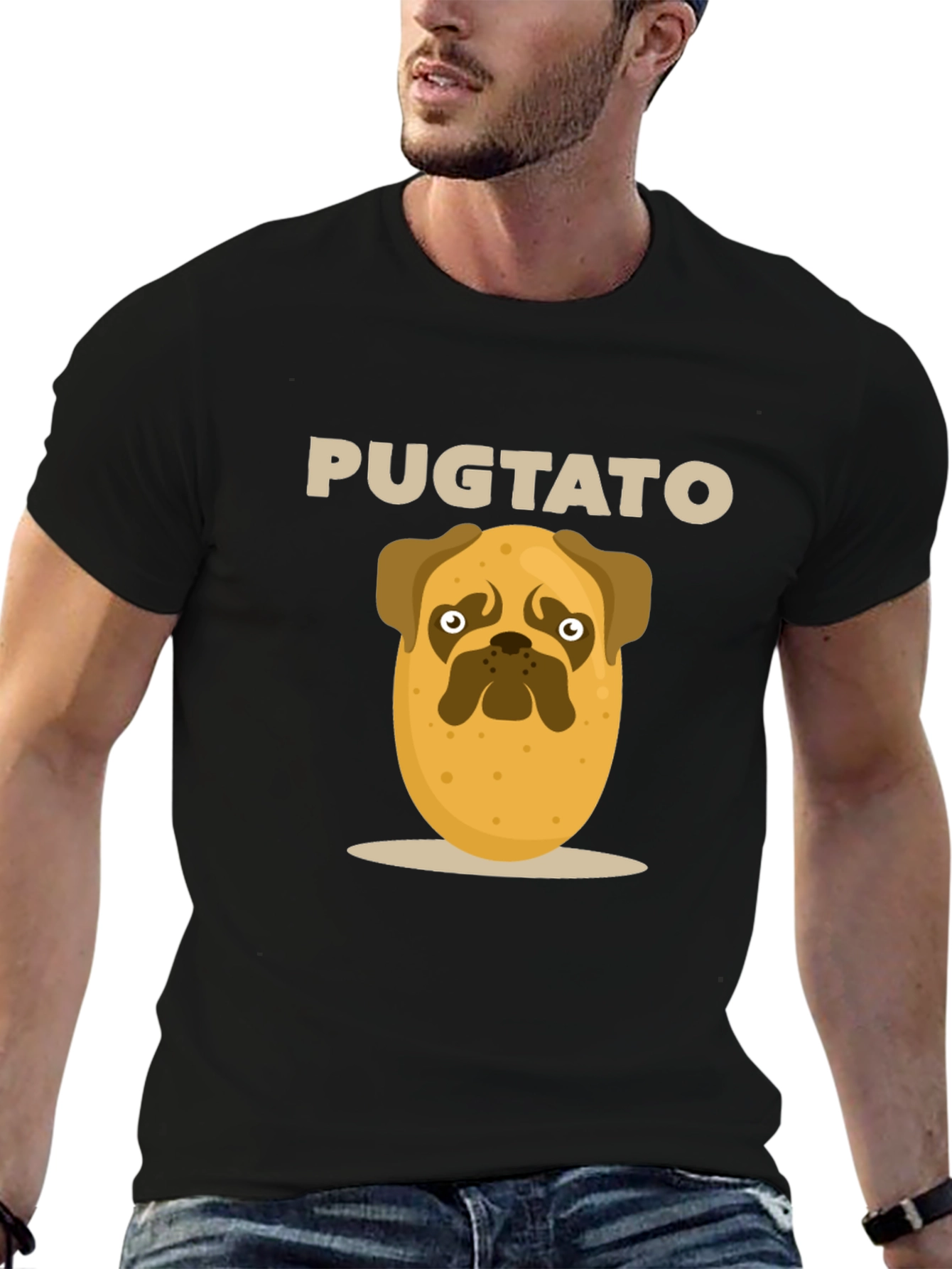 Pugtato Funny Graphic Tee