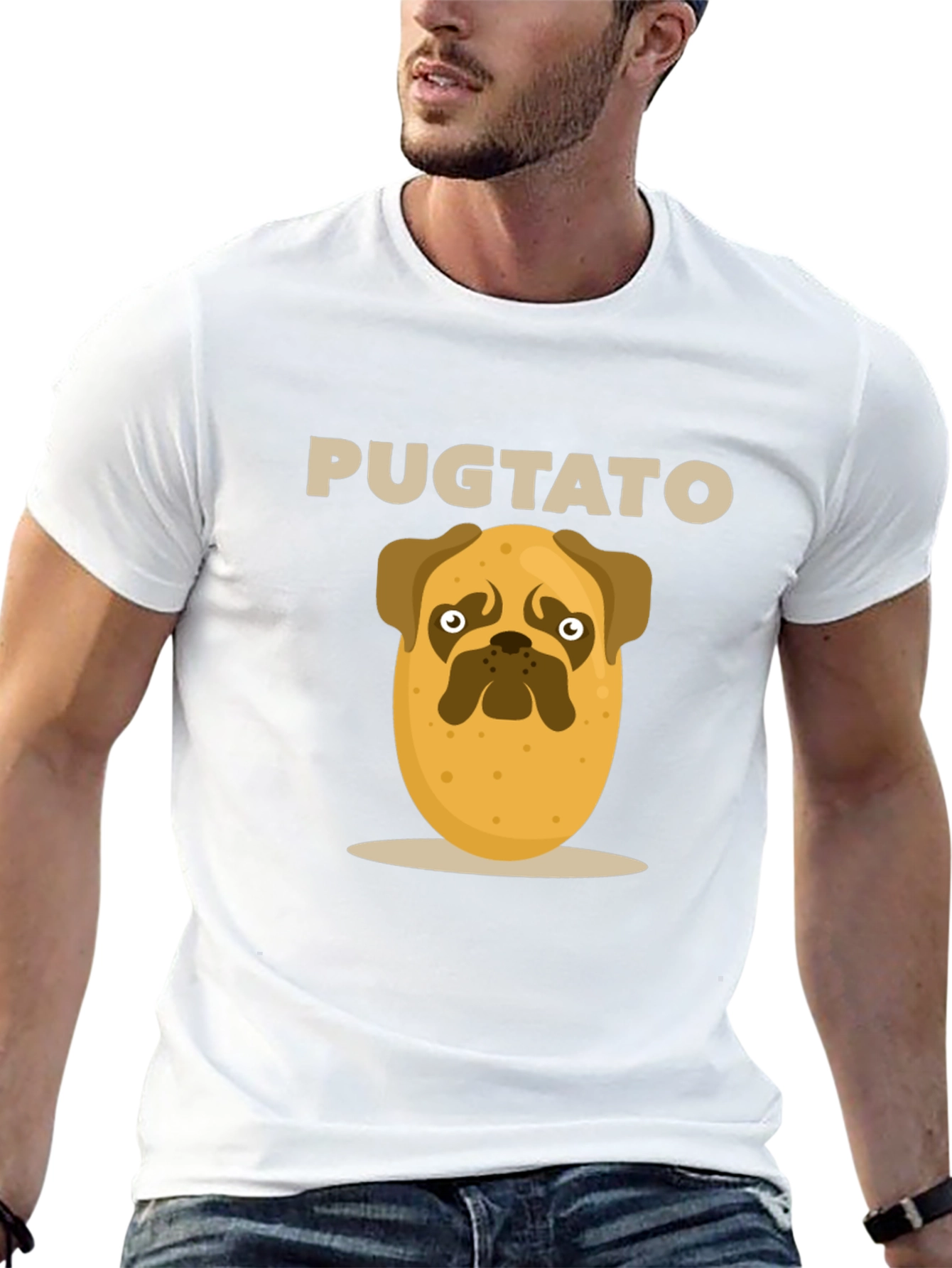 Pugtato Funny Graphic Tee