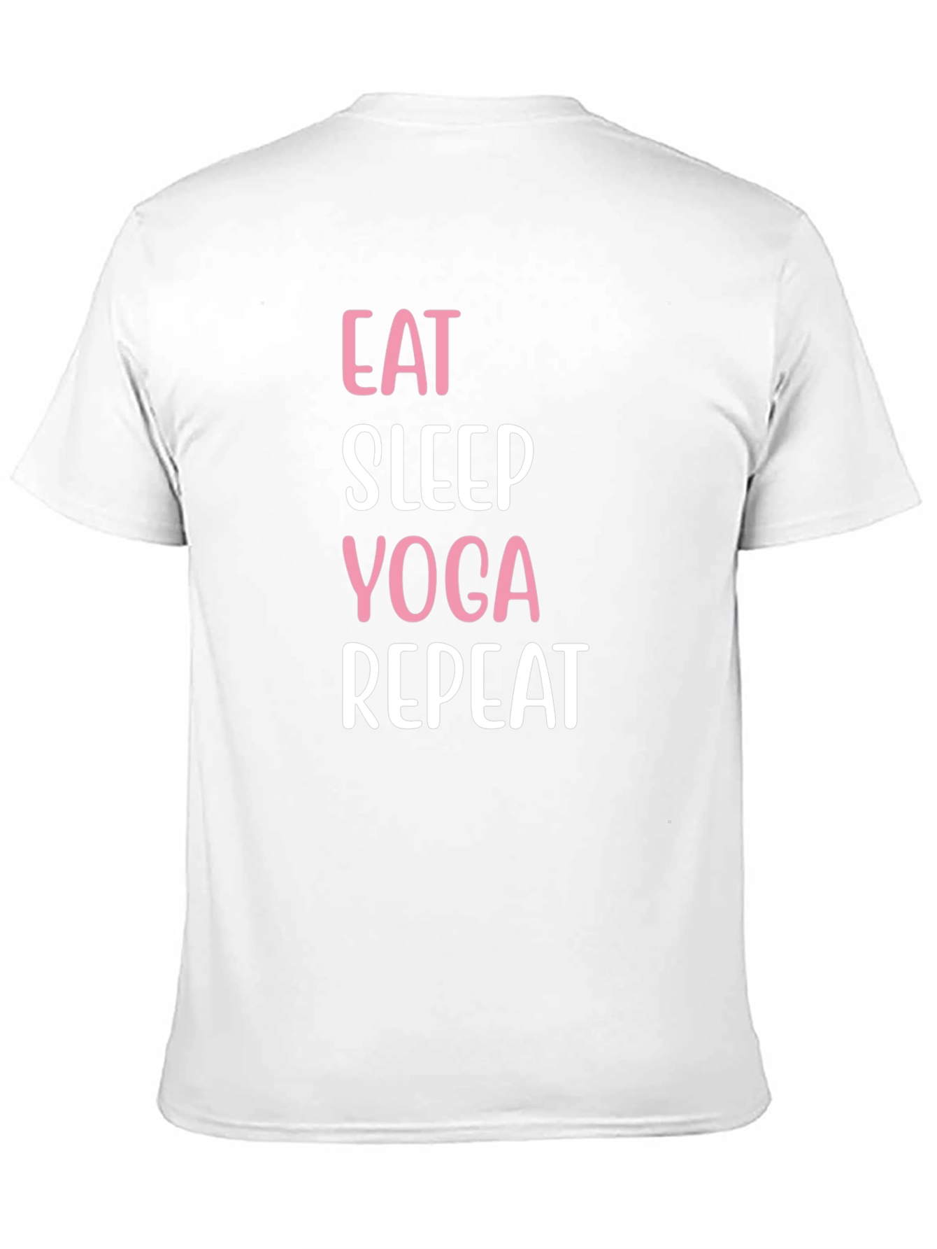 Eat Sleep Yoga Repeat Graphic Tee