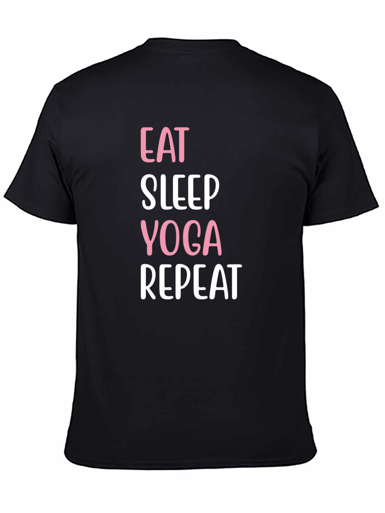 Eat Sleep Yoga Repeat Graphic Tee