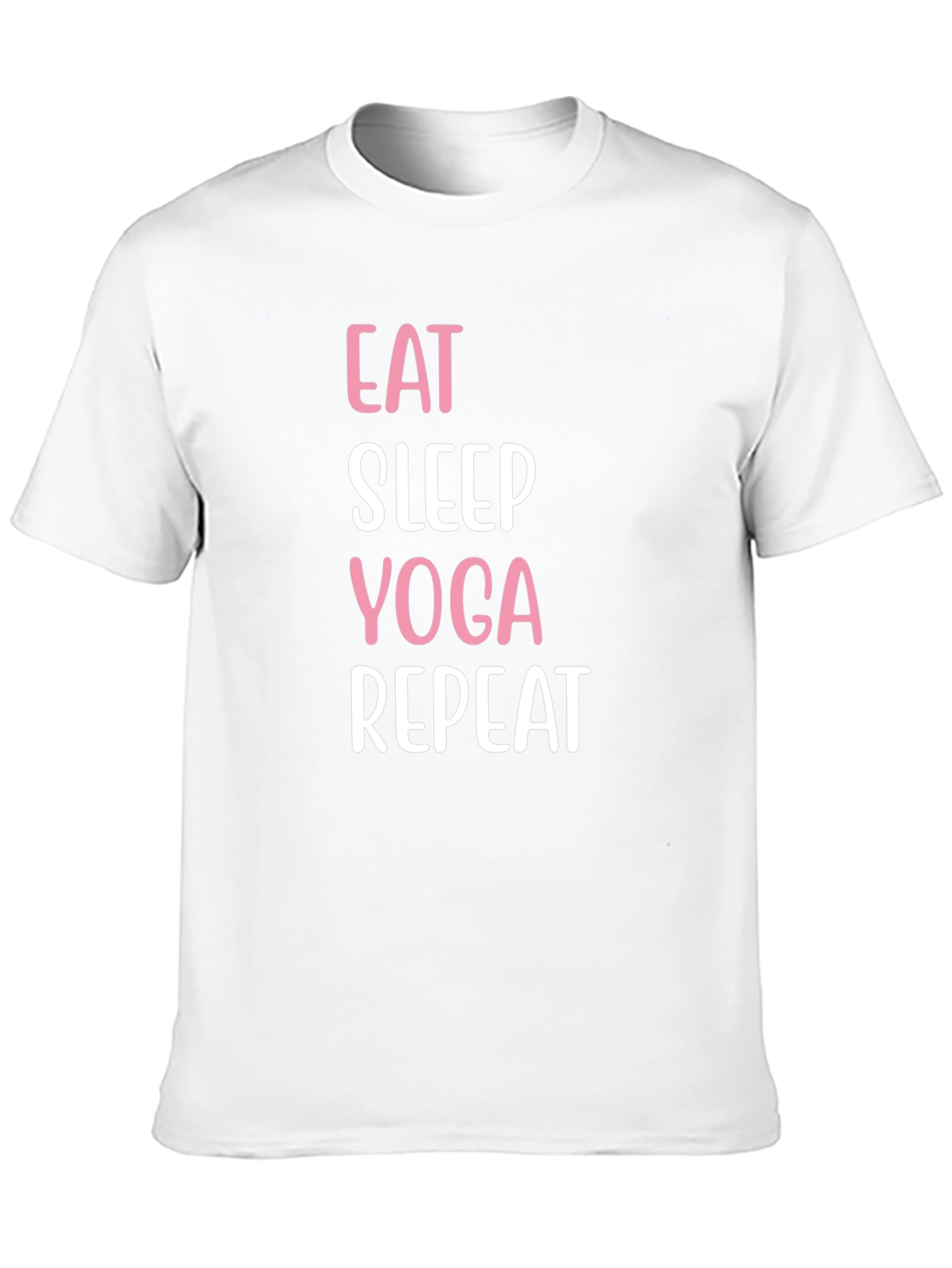 Eat Sleep Yoga Repeat Graphic Tee