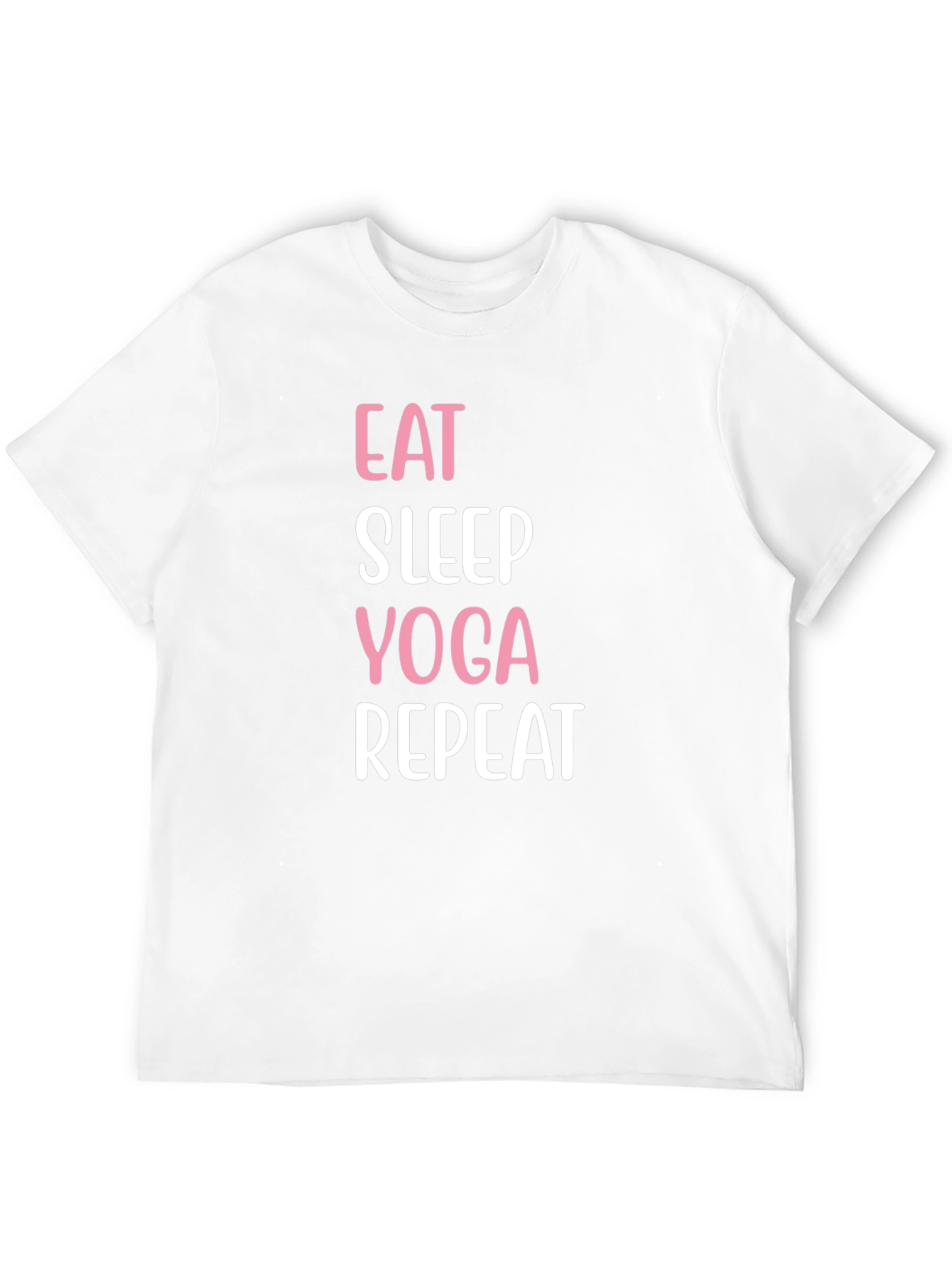 Eat Sleep Yoga Repeat Graphic Tee