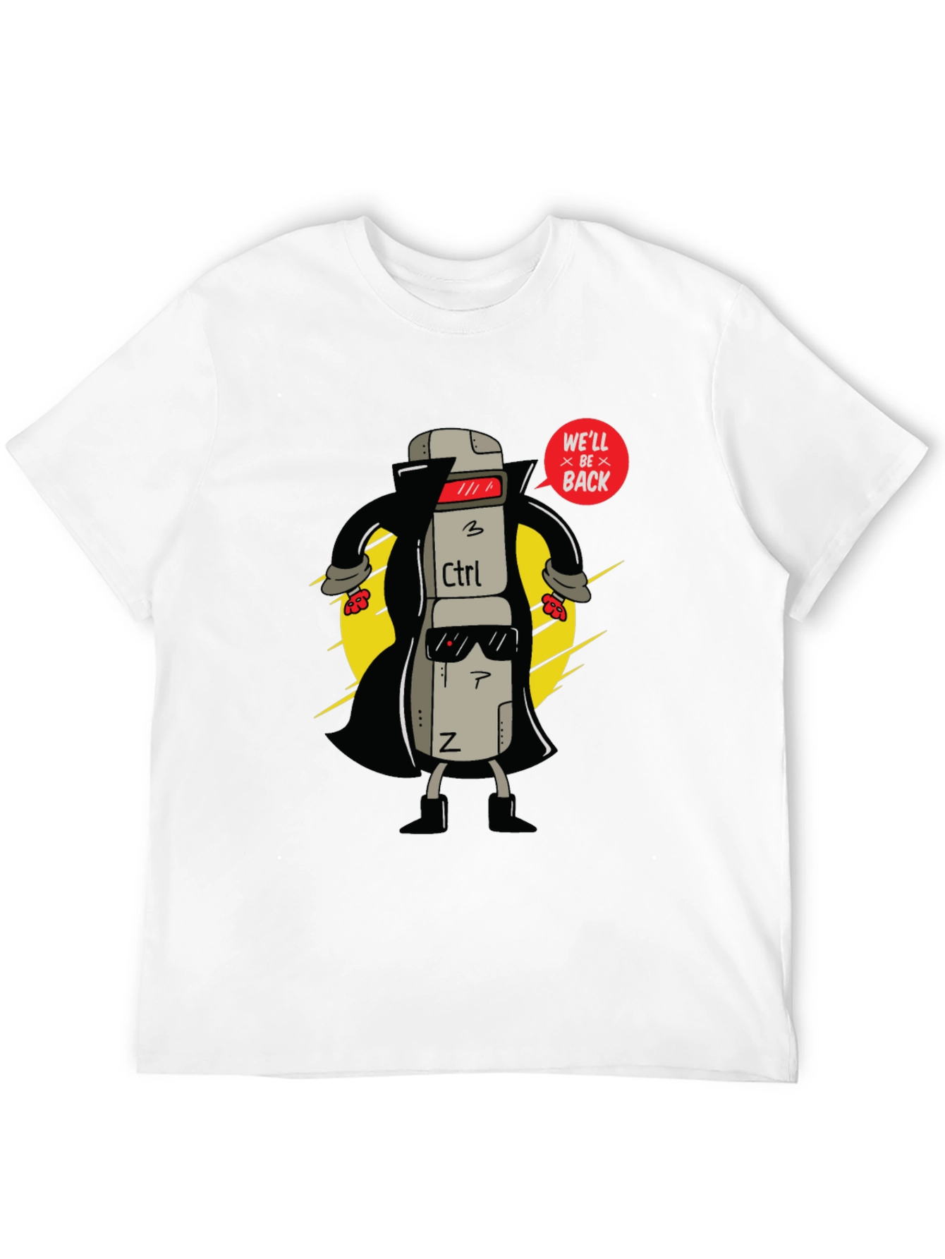 Ctrl+Z Well Be Back Graphic T-Shirt
