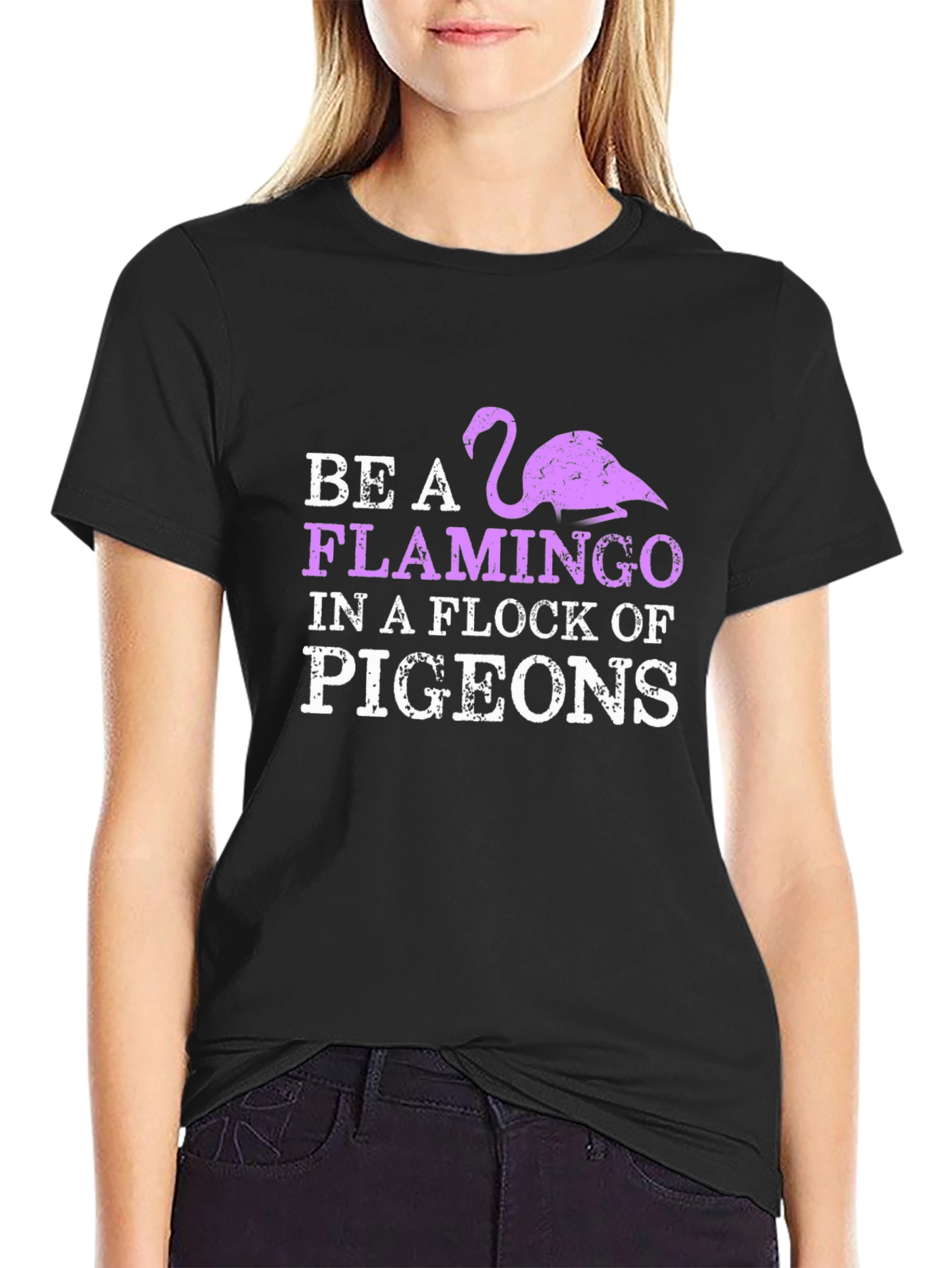 Be a Flamingo T-Shirt - Unique Graphic Tee