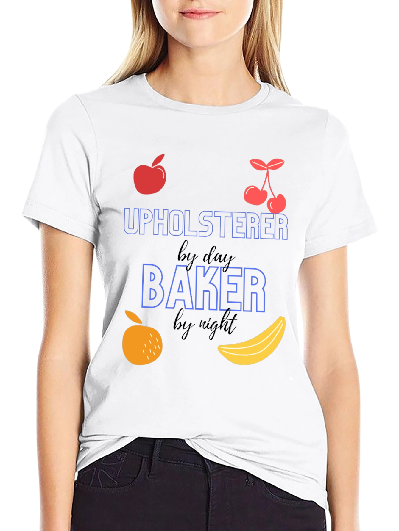 Upholsterer By Day Baker By Night T-Shirt