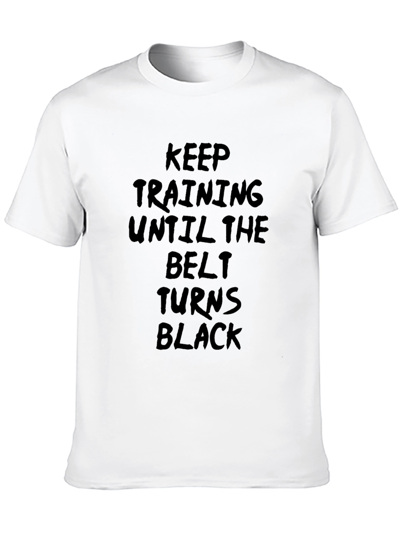 Keep Training Black Belt T-Shirt