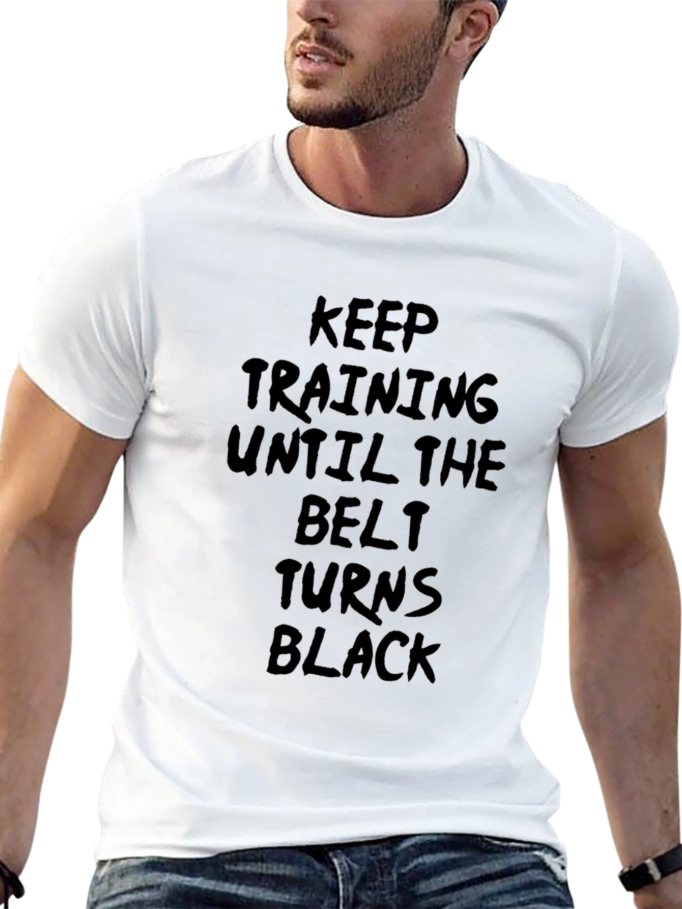 Keep Training Black Belt T-Shirt