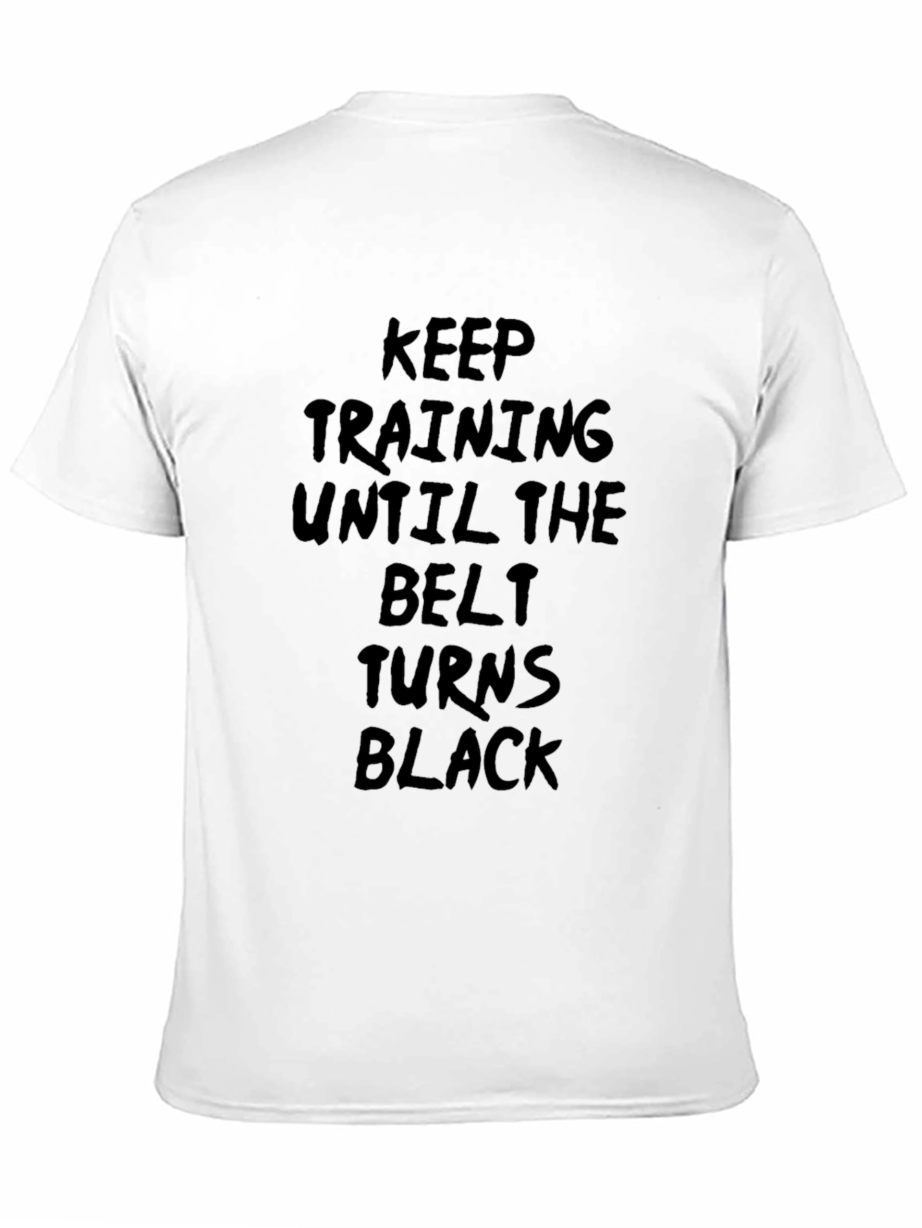Keep Training Black Belt T-Shirt