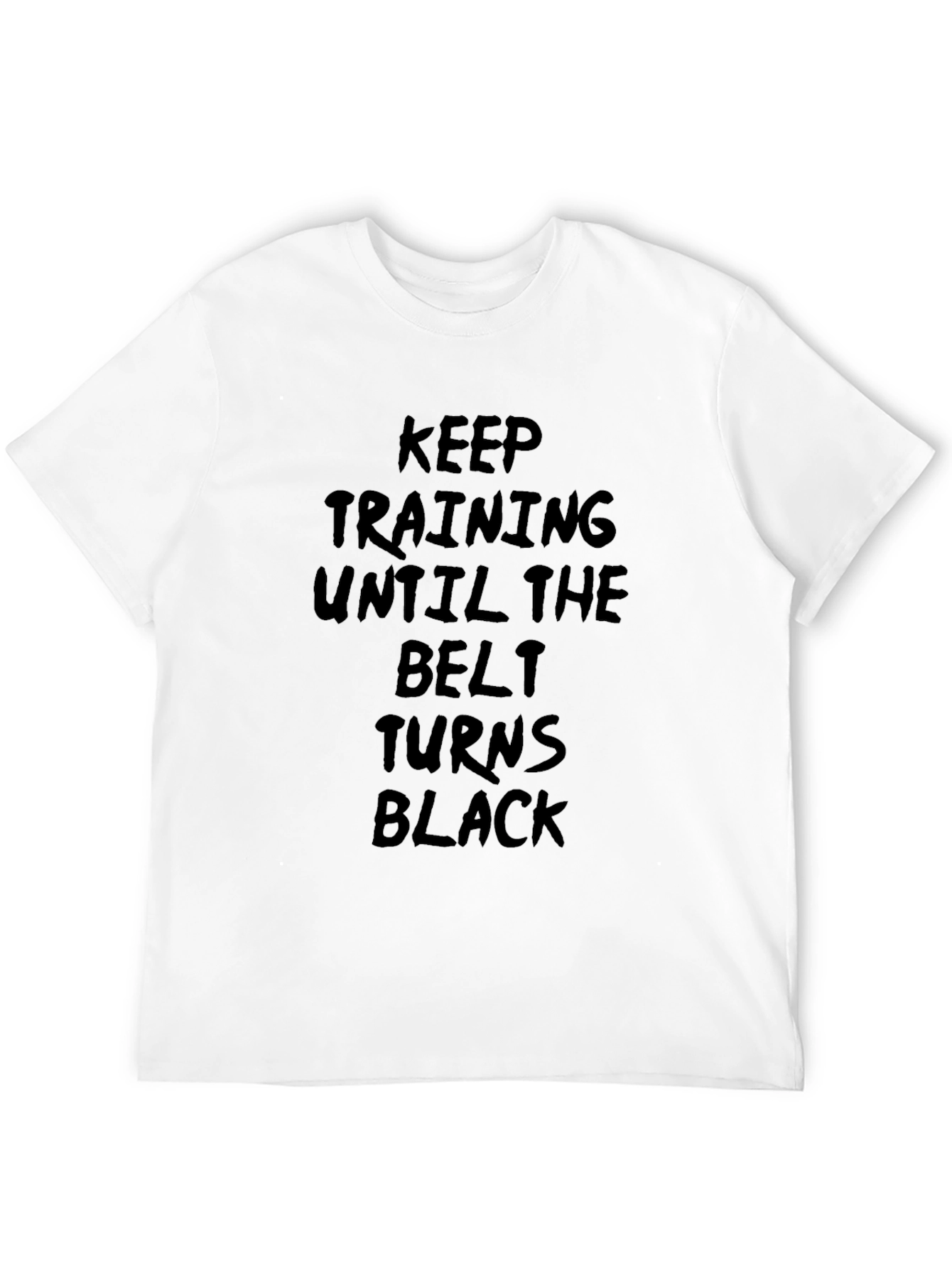 Keep Training Black Belt T-Shirt