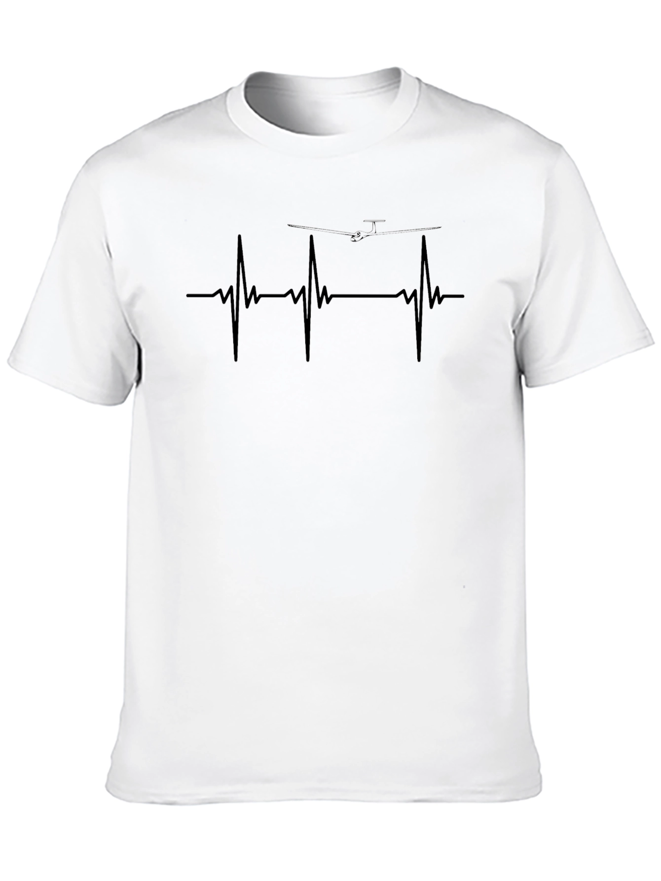 Pilot Heartbeat T-Shirt - Aviation Lover Tee