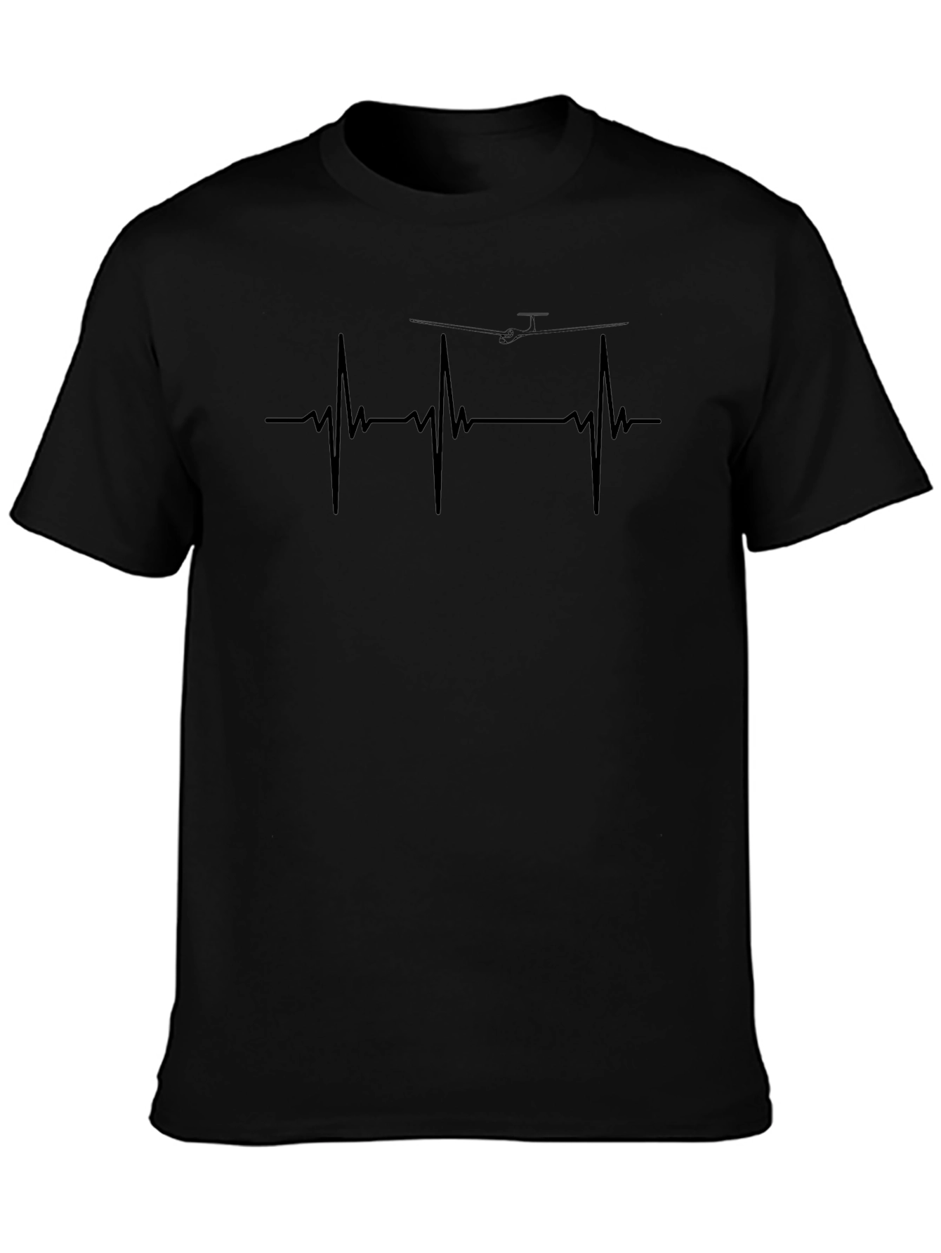 Pilot Heartbeat T-Shirt - Aviation Lover Tee