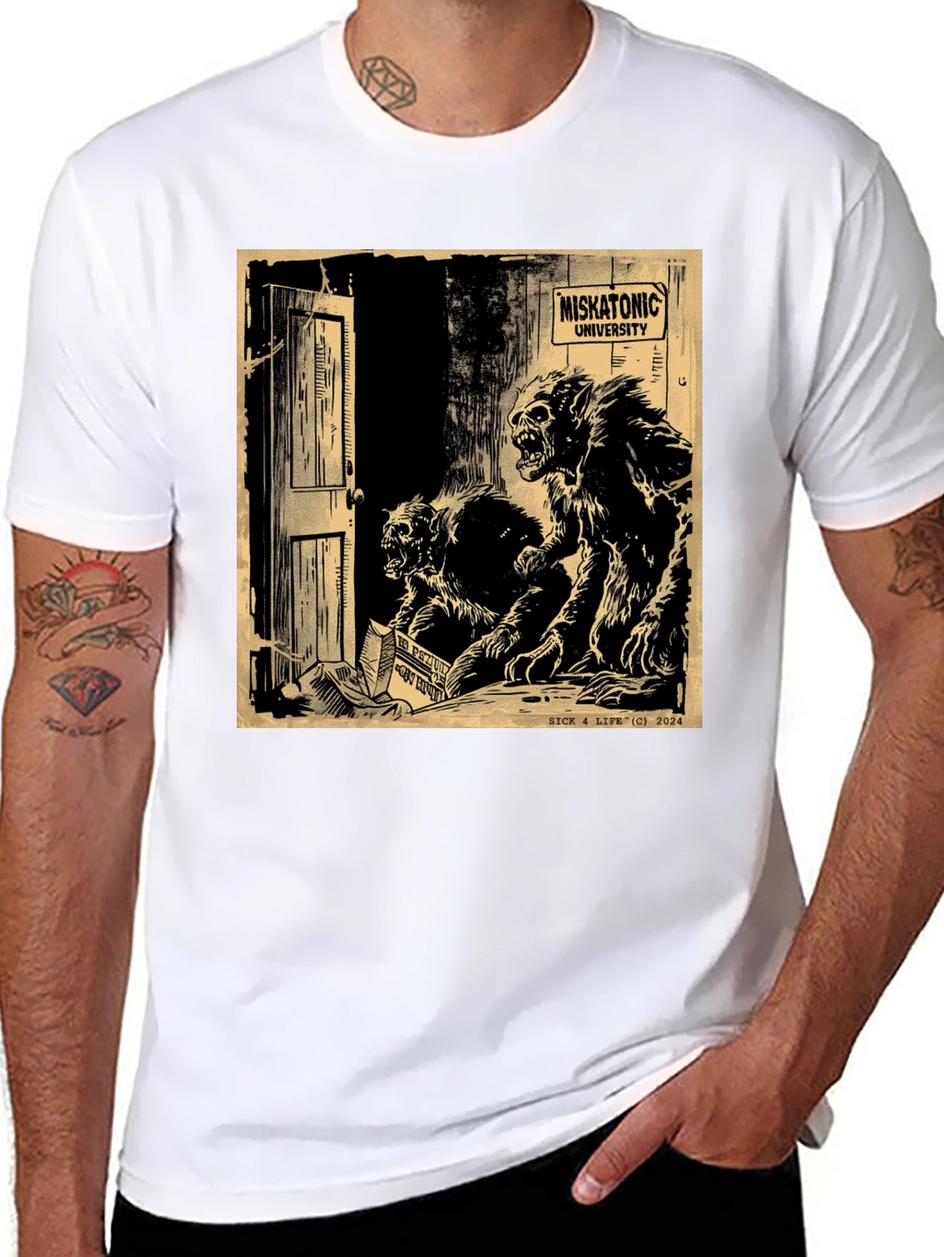 Miskatonic University Horror Graphic T-Shirt