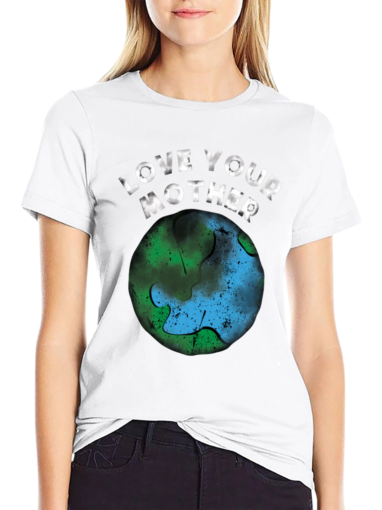 Love Your Mother Earth T-Shirt - Black