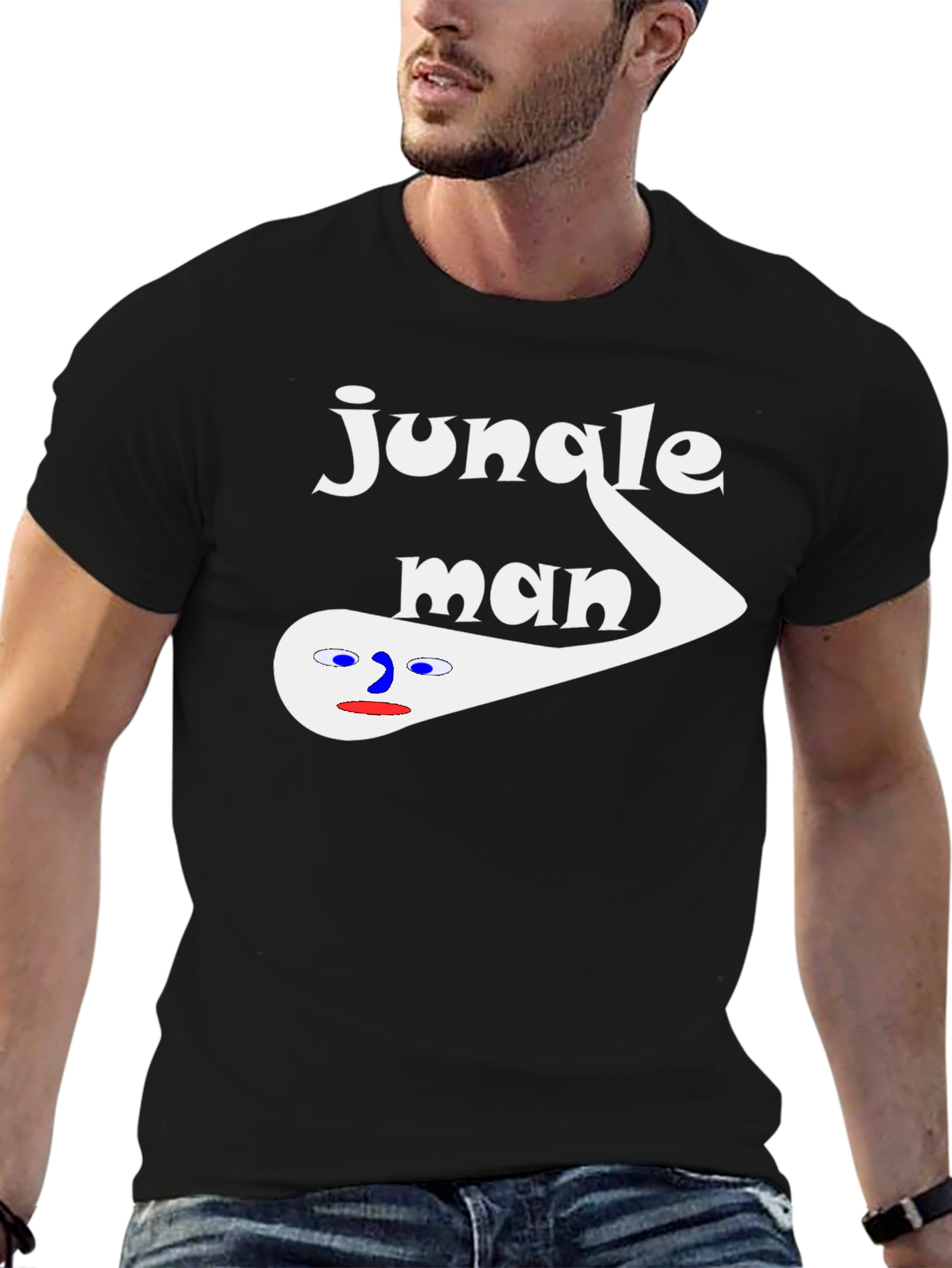 Jungle Man Graphic Tee - Unique Design