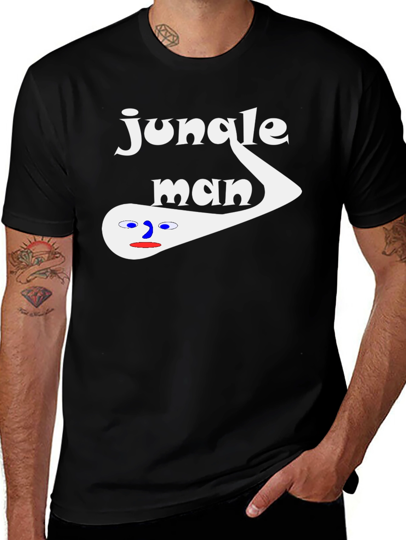 Jungle Man Graphic Tee - Unique Design