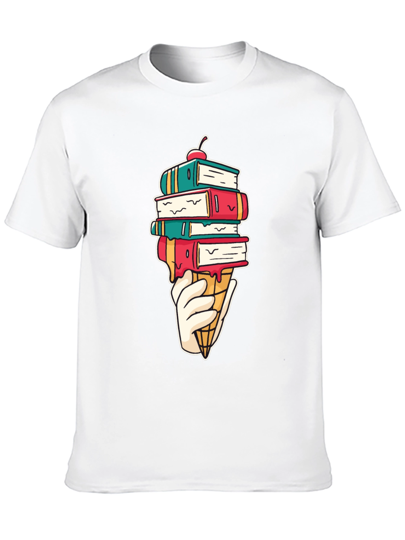 Bookworm Ice Cream T-Shirt