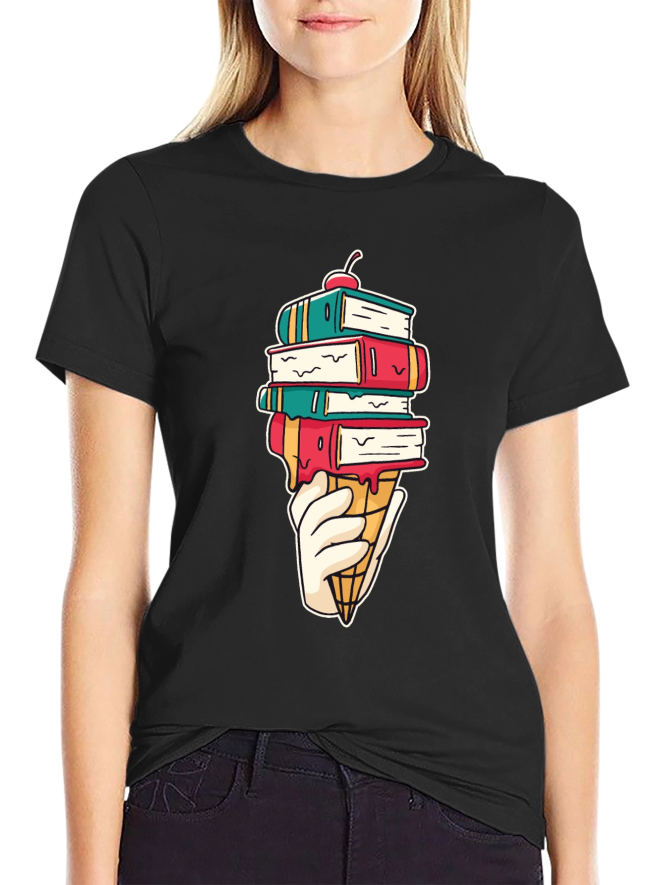 Bookworm Ice Cream T-Shirt