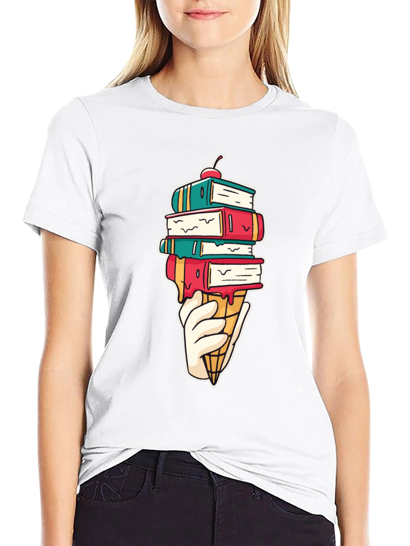 Bookworm Ice Cream T-Shirt