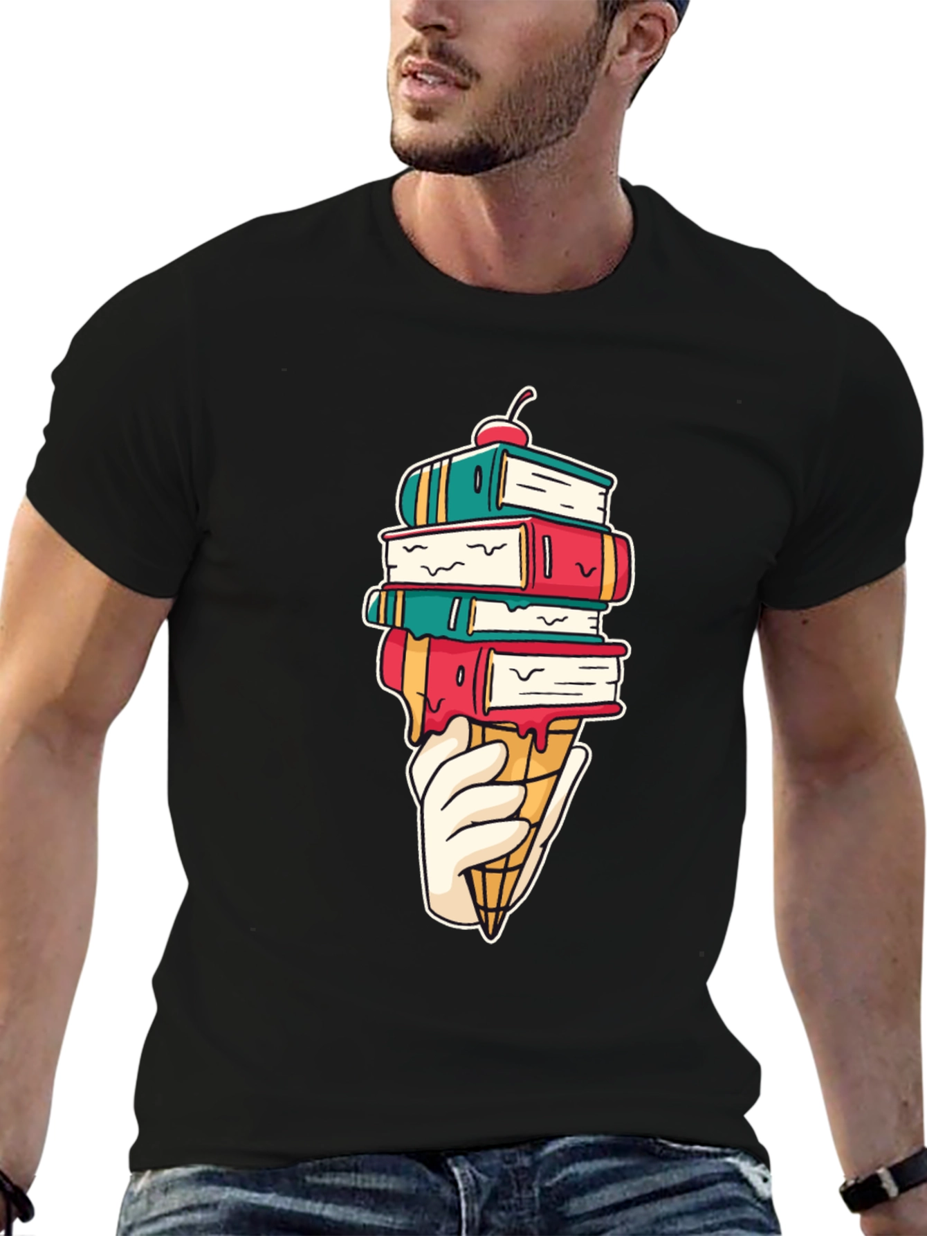 Bookworm Ice Cream T-Shirt