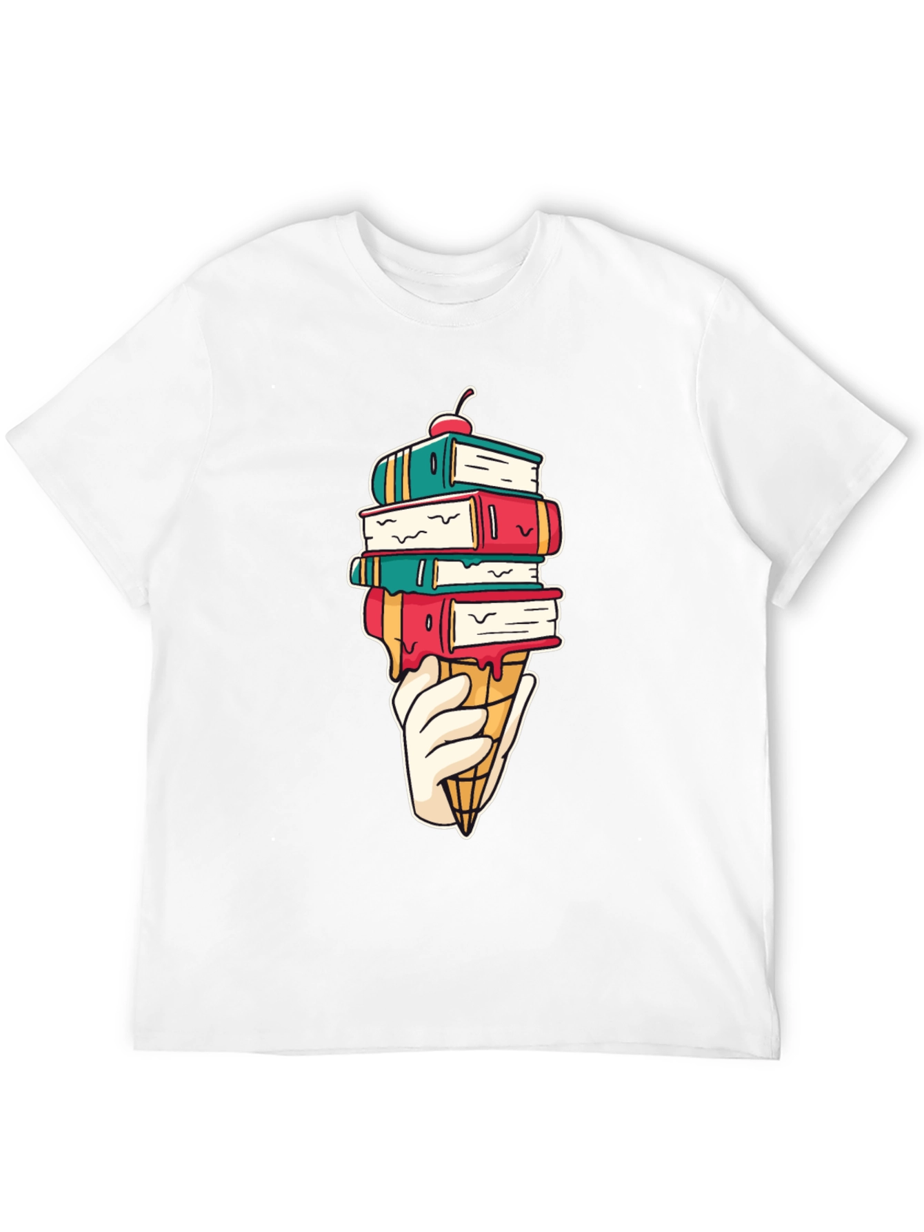 Bookworm Ice Cream T-Shirt