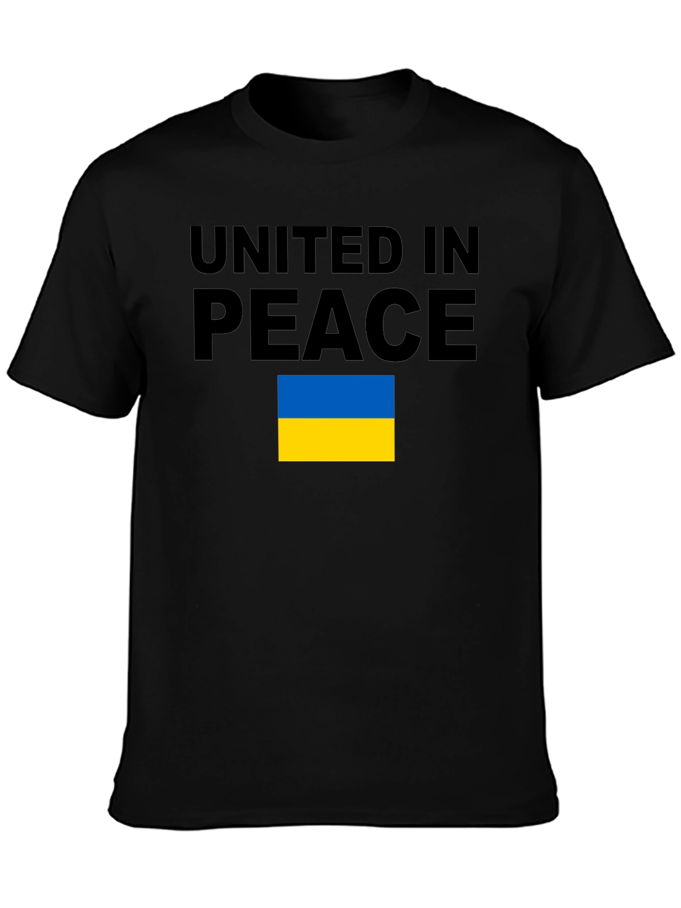 United in Peace Ukraine Flag T-Shirt