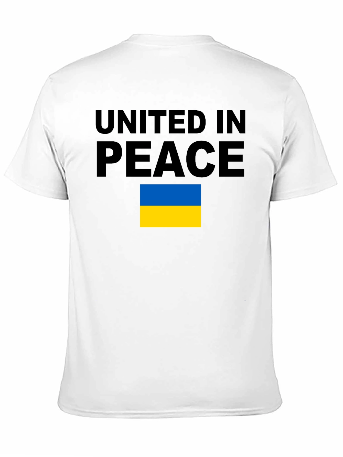 United in Peace Ukraine Flag T-Shirt