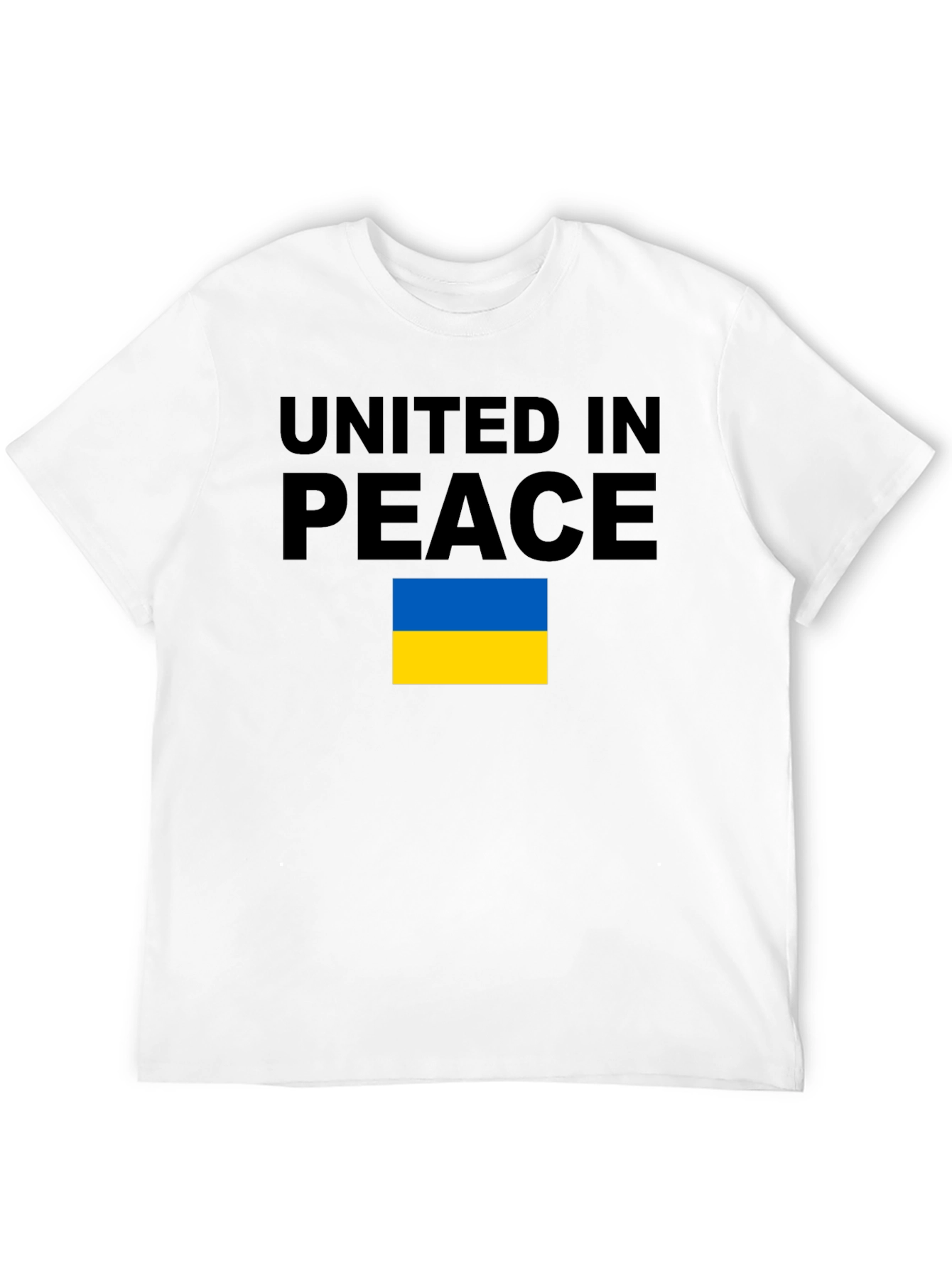 United in Peace Ukraine Flag T-Shirt