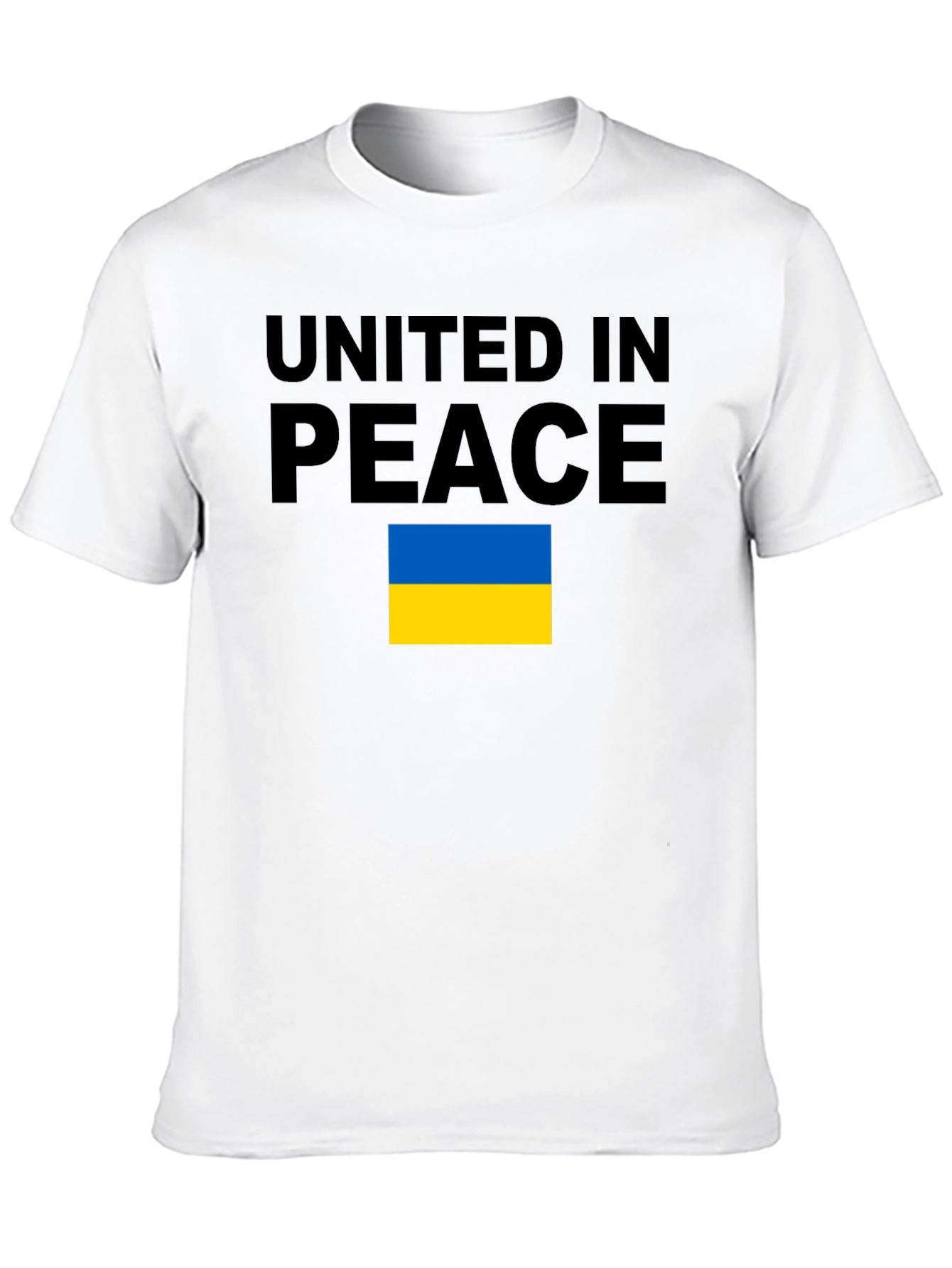 United in Peace Ukraine Flag T-Shirt