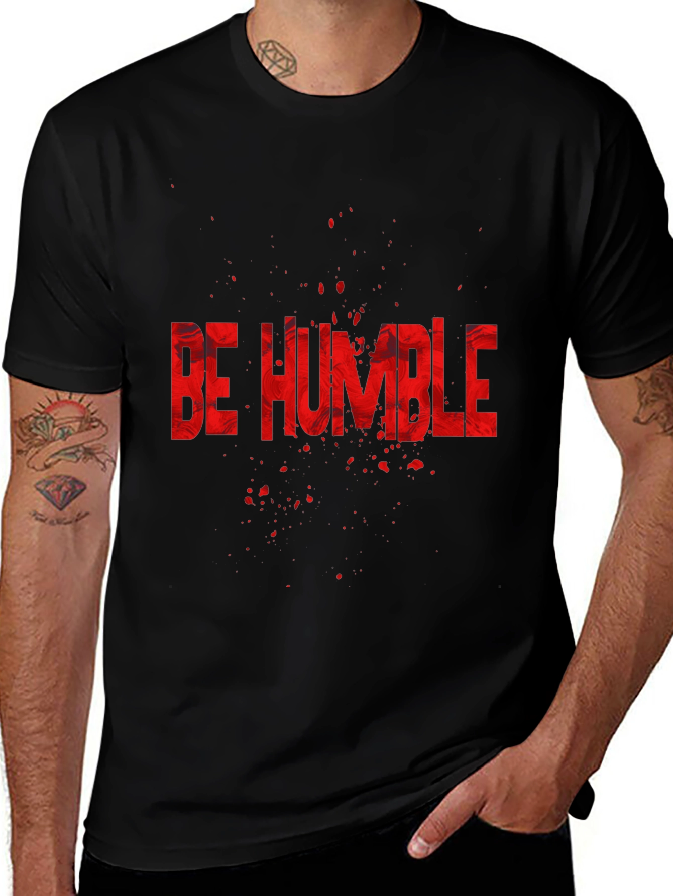 Be Humble Graphic Tee - Black T-Shirt