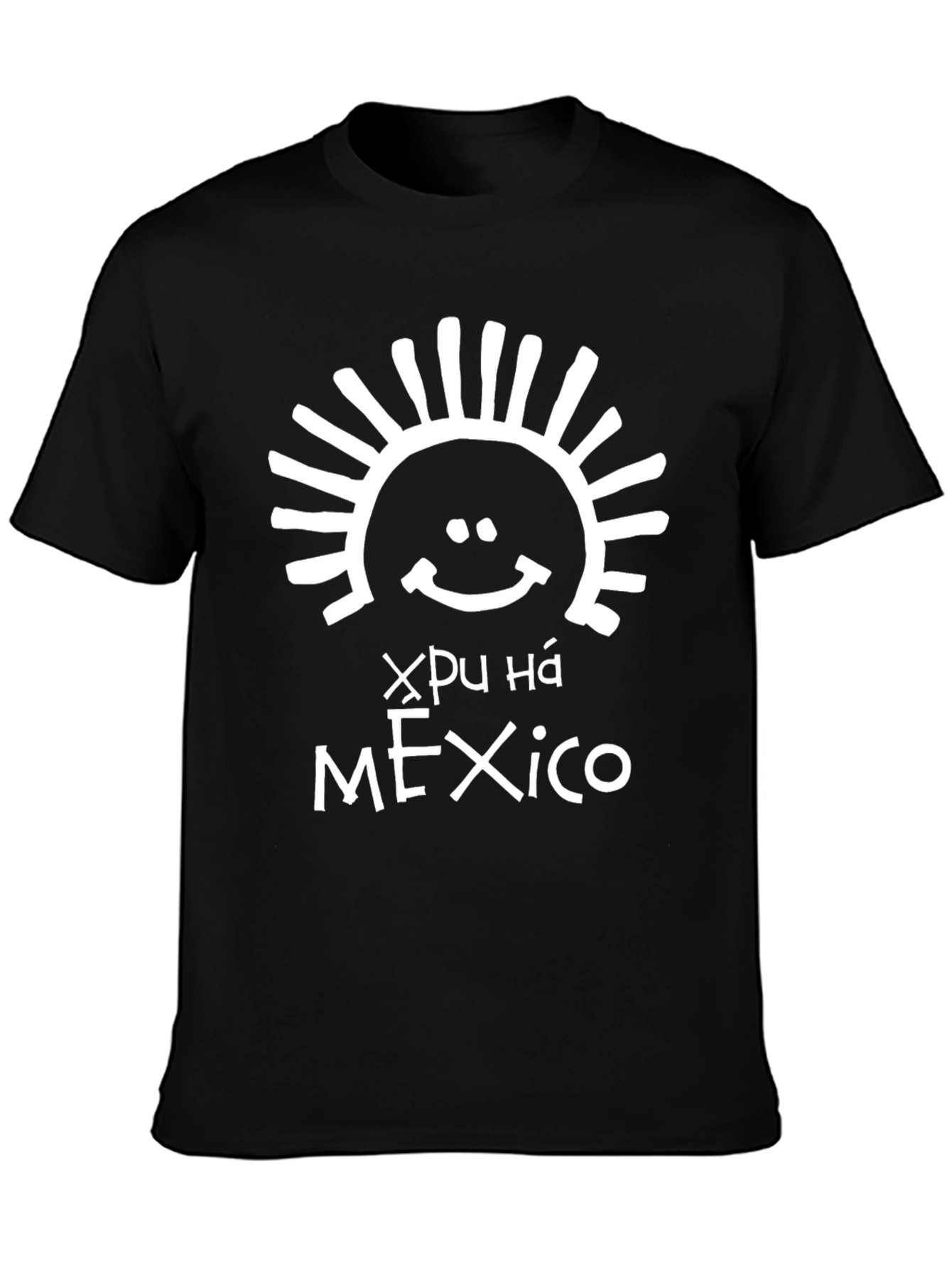 Mexico Sun T-Shirt - Black Graphic Tee