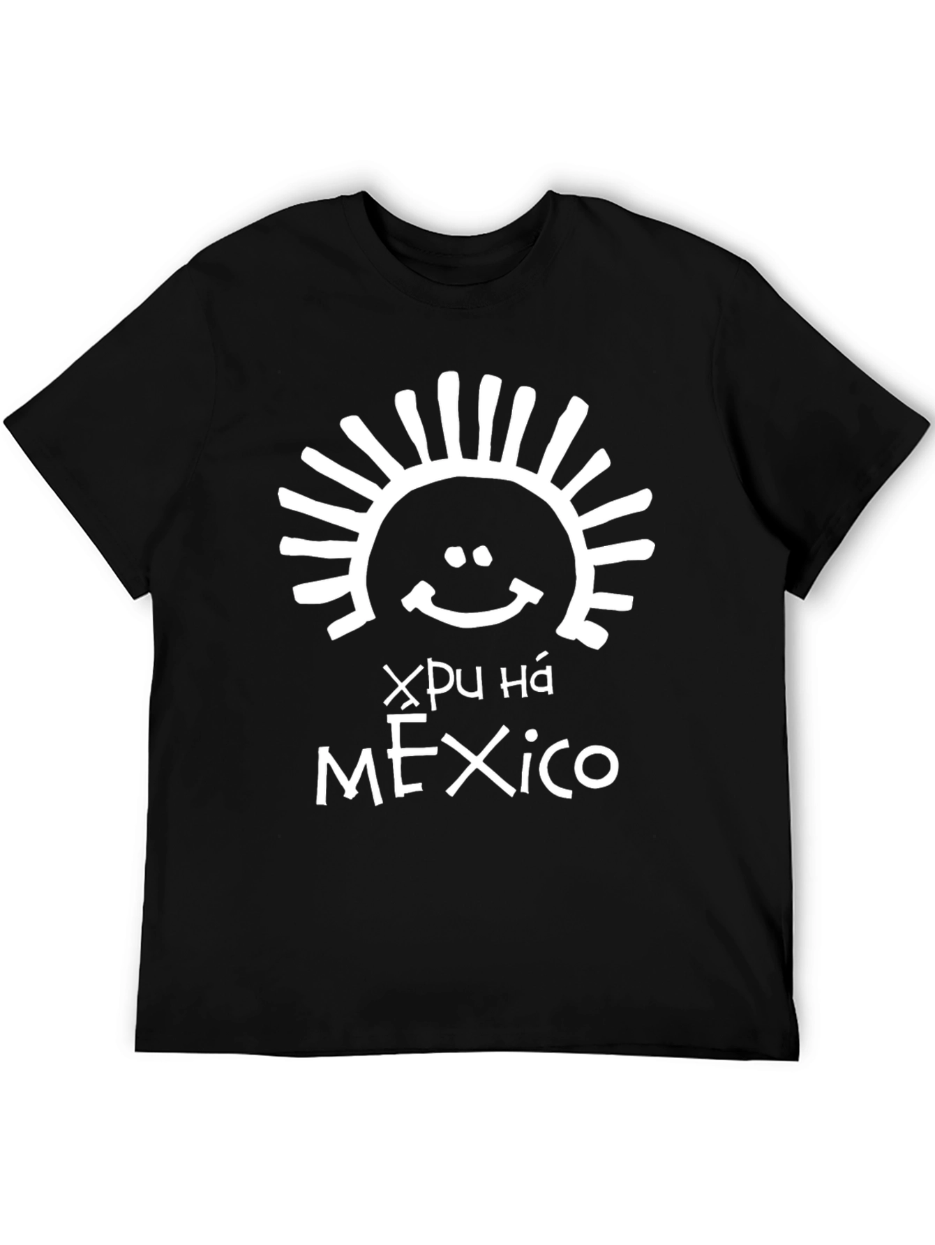 Mexico Sun T-Shirt - Black Graphic Tee