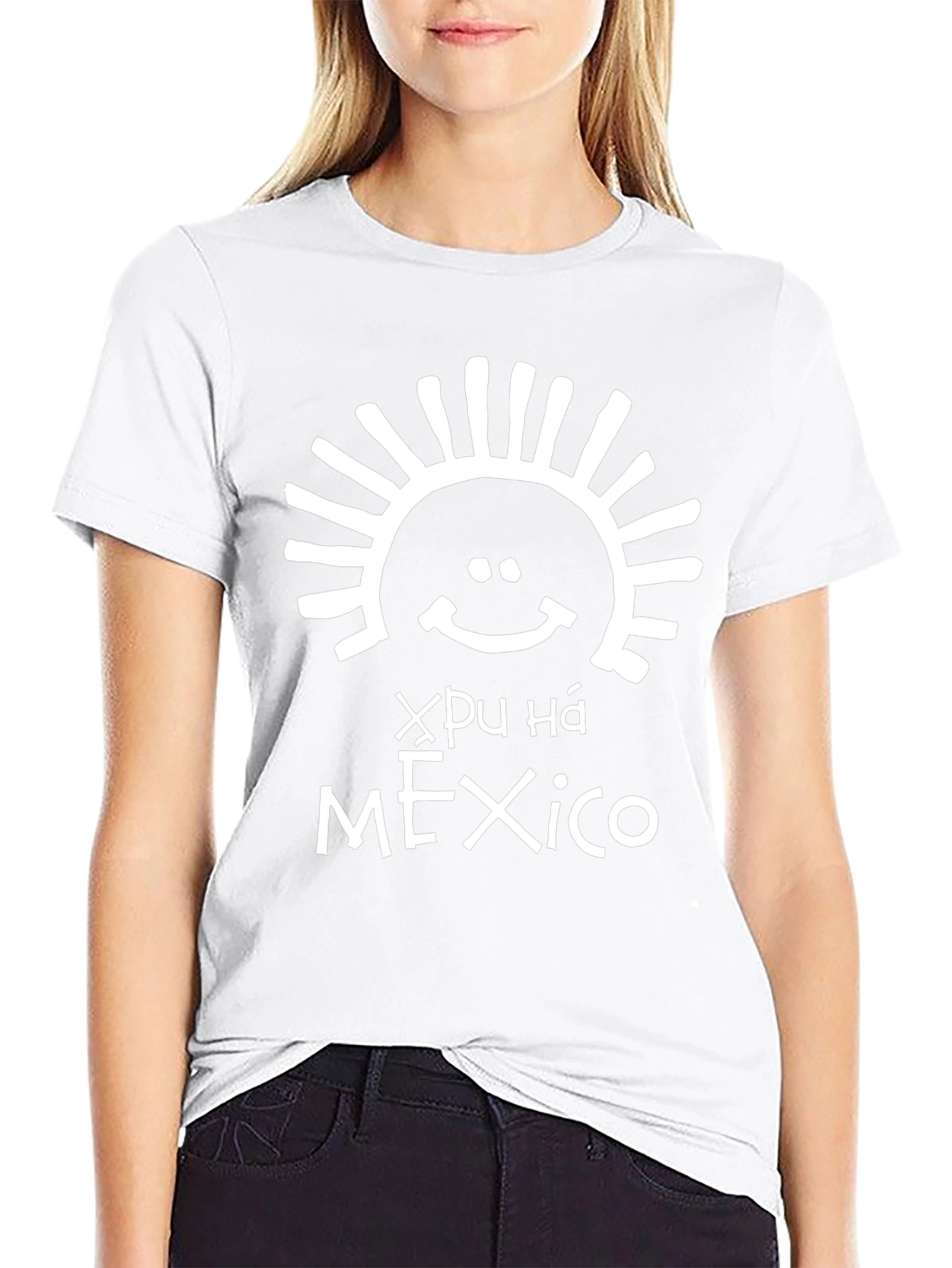 Mexico Sun T-Shirt - Black Graphic Tee