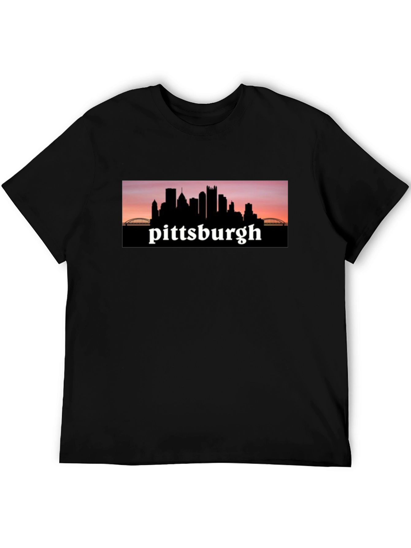 Pittsburgh Skyline T-Shirt Black
