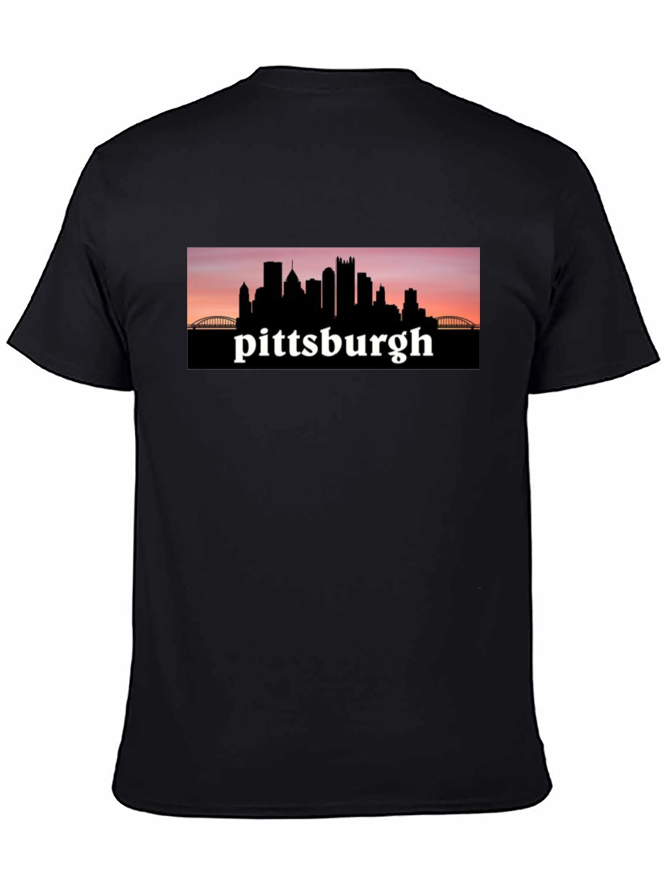 Pittsburgh Skyline T-Shirt Black