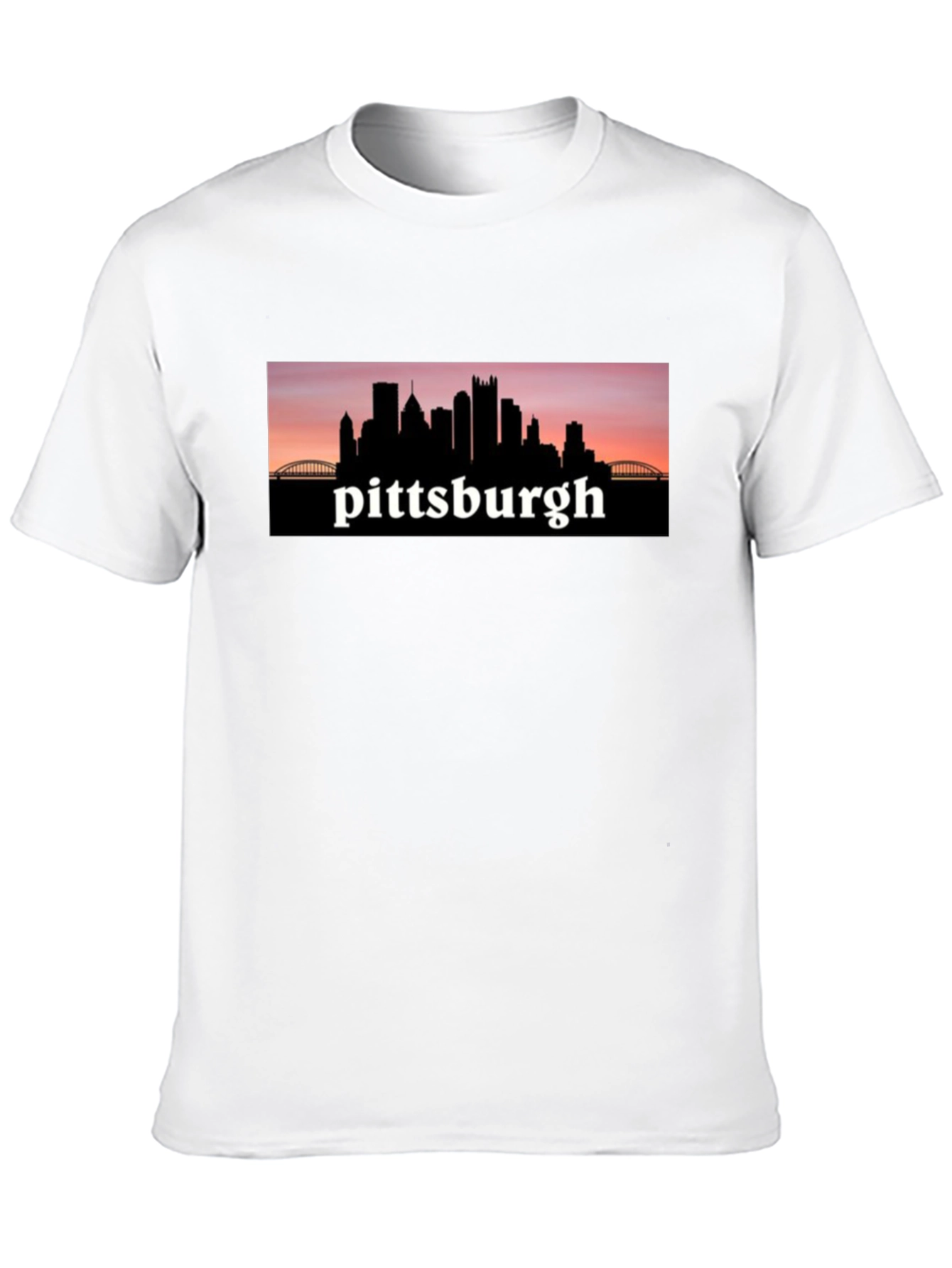 Pittsburgh Skyline T-Shirt Black